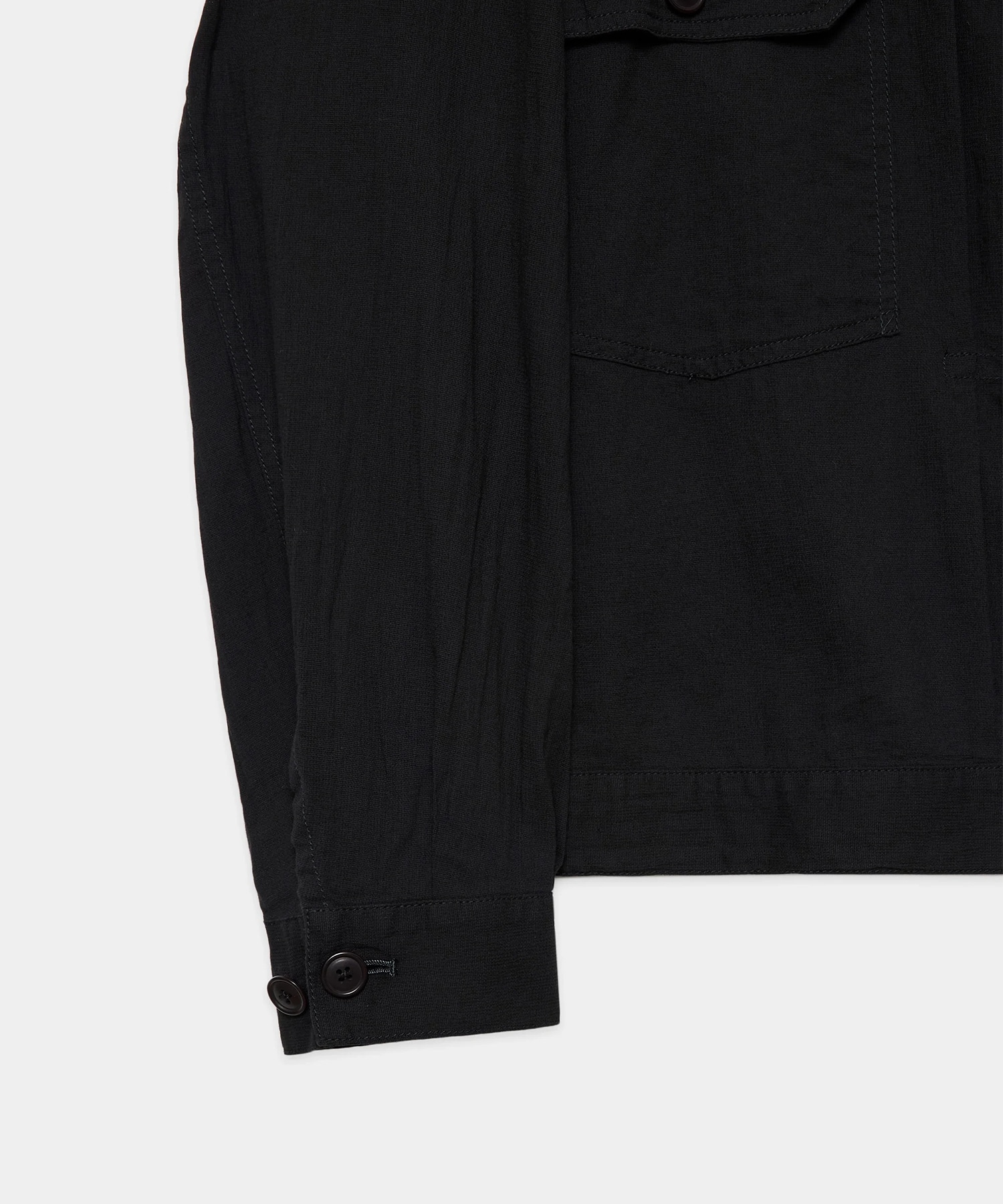 NO COLLAR TRUCKER JACKET 