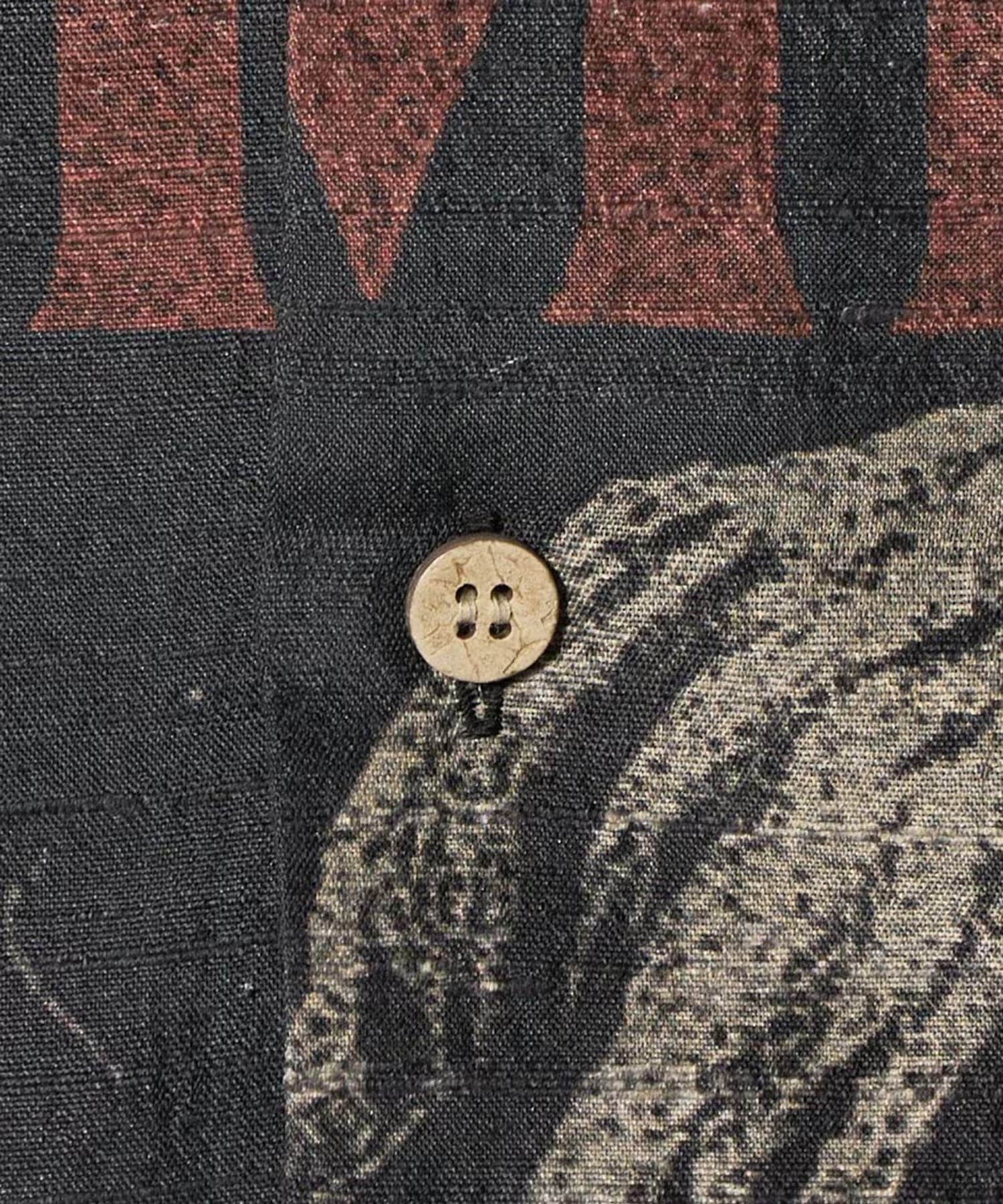 Patchworked Silk Shirt KHOKI