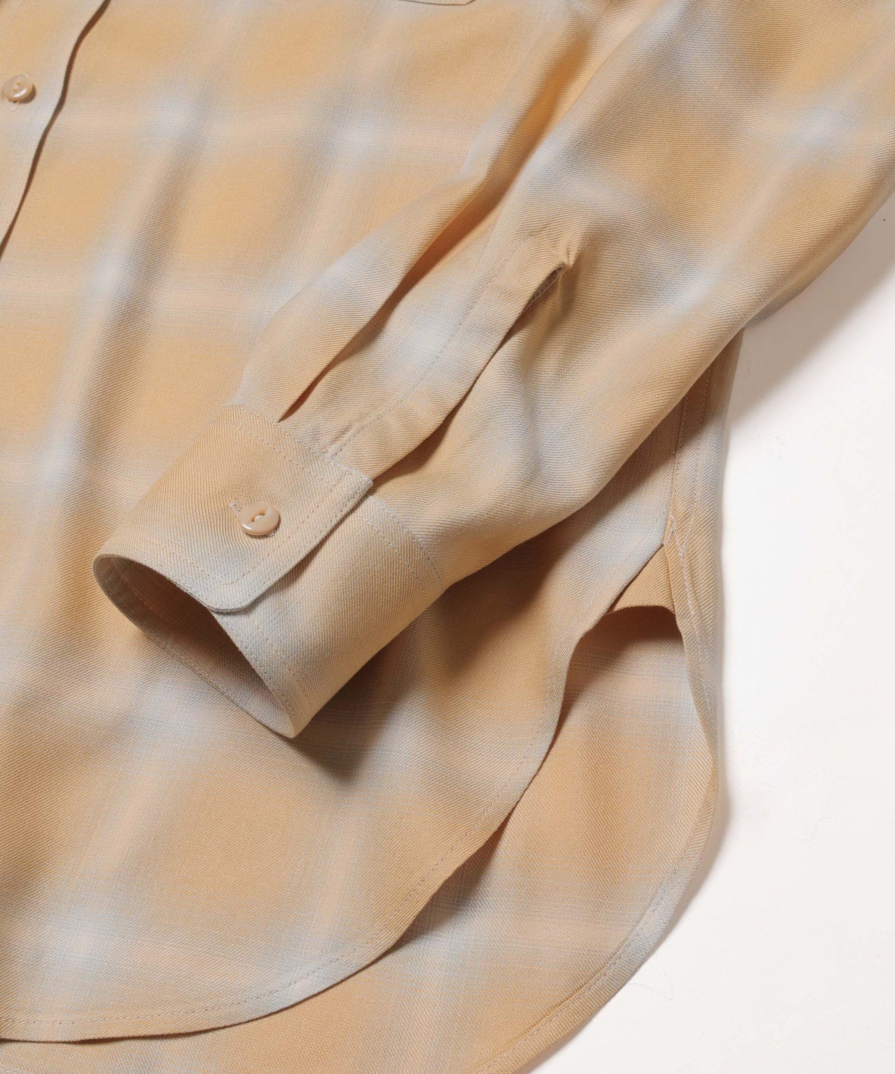 RAYON OMBRE CHECK /WORK SHIRT MR.OLIVE