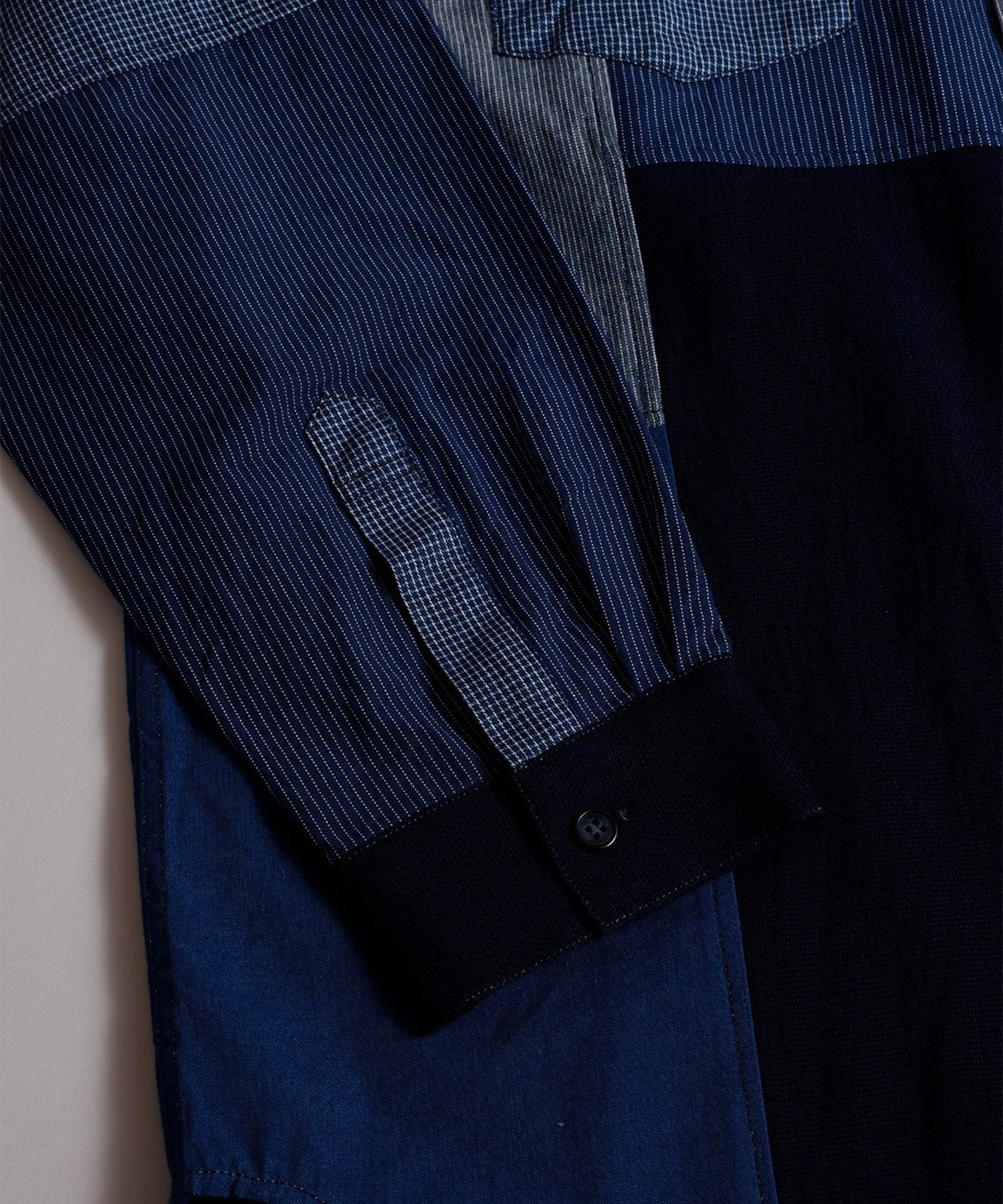 PATCHWORK SHIRT RINSE FDMTL