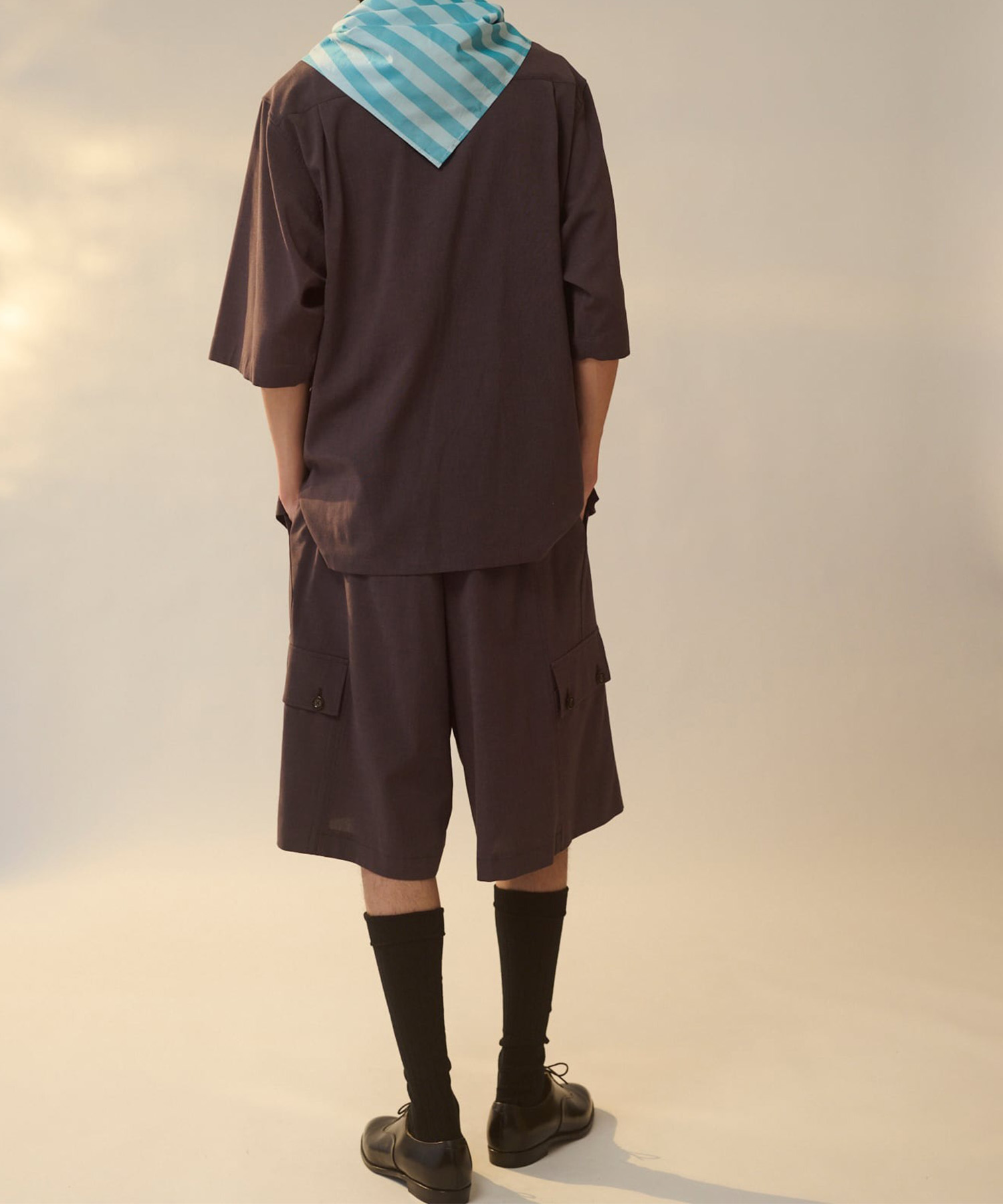 Multi Pocket Half Sleeve Shirt UJOH HOMME