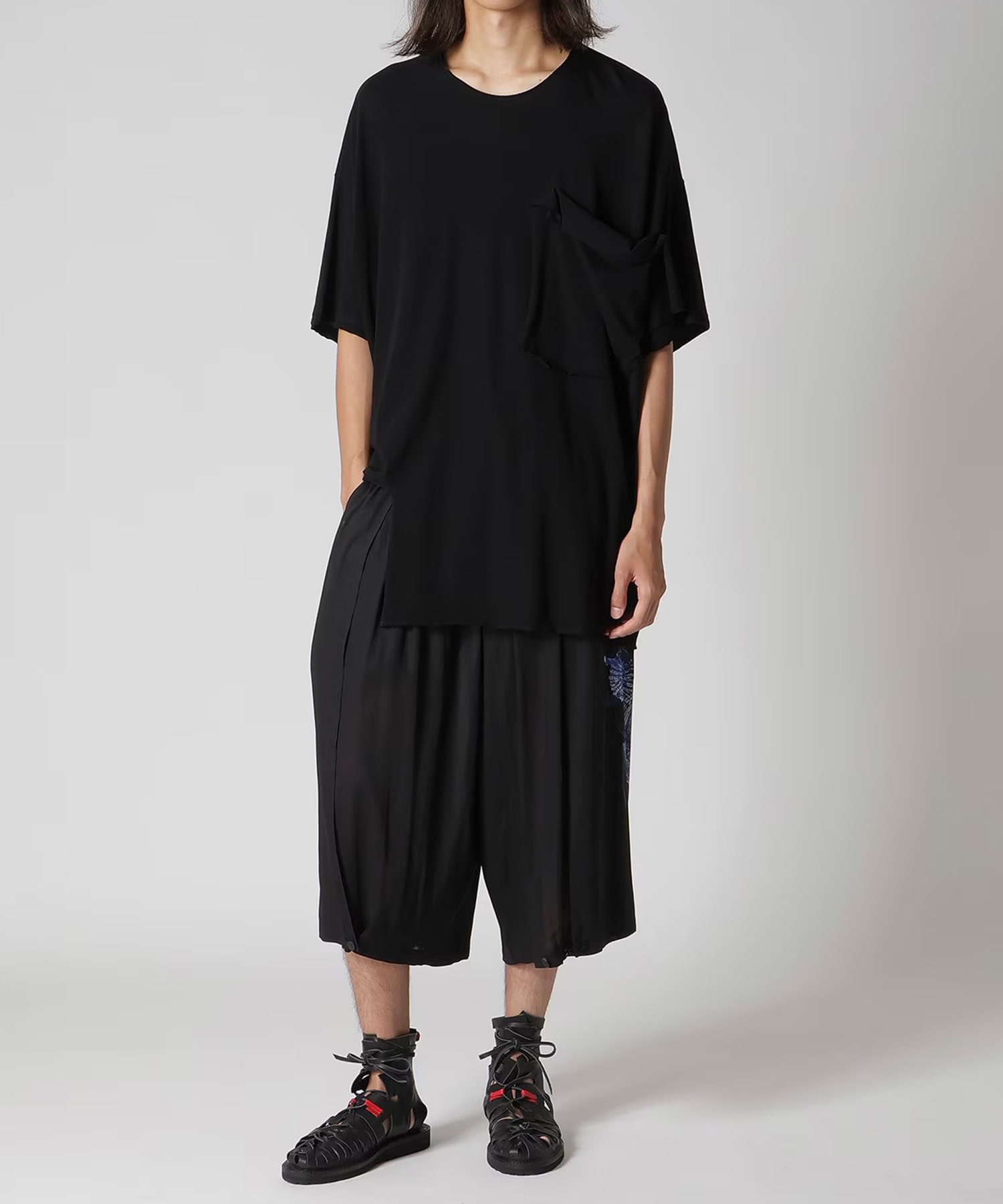 HK-T09-080 POCKET S/S TEE A Yohji Yamamoto