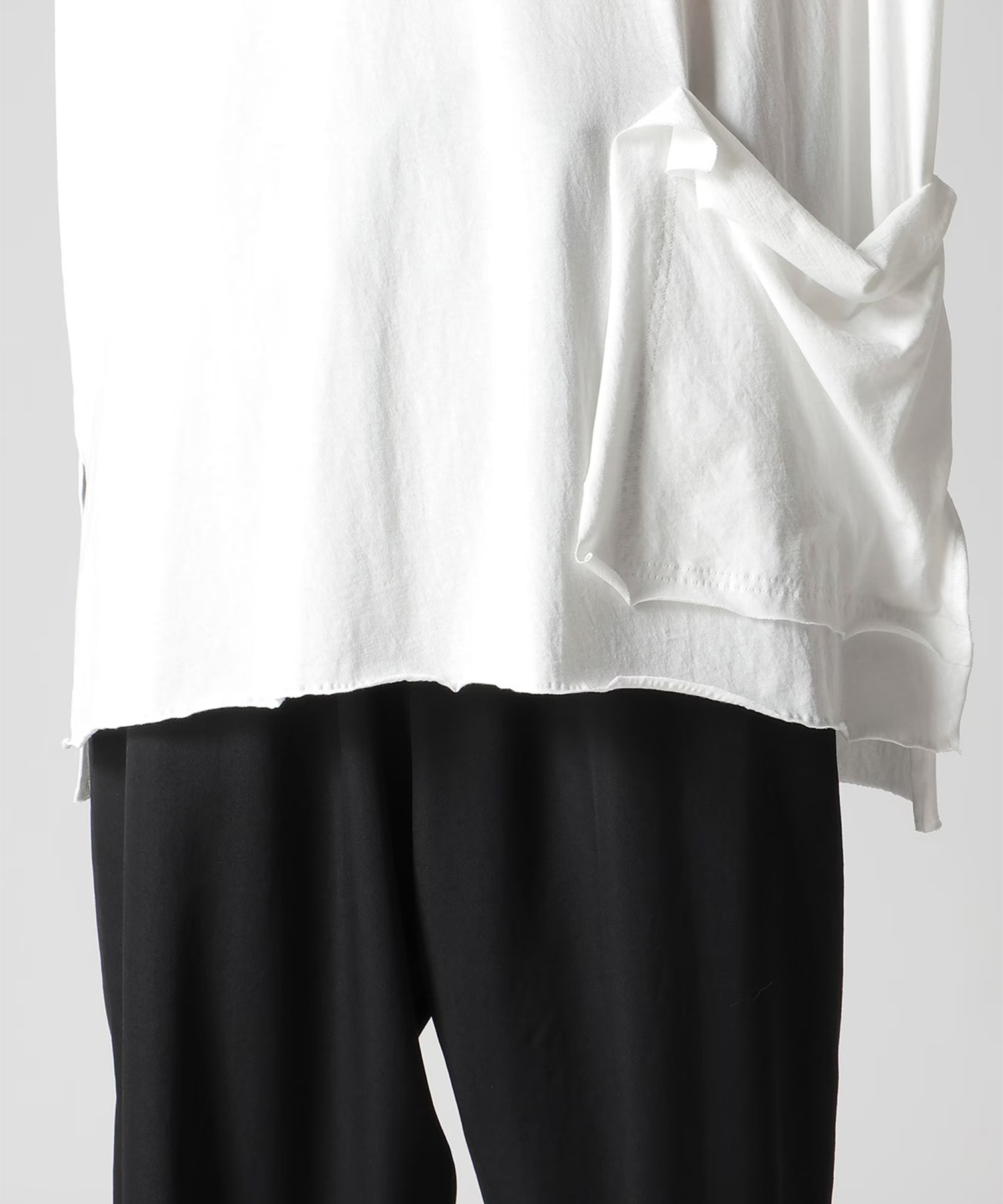 HK-T10-080 POCKET S/S TEE B Yohji Yamamoto