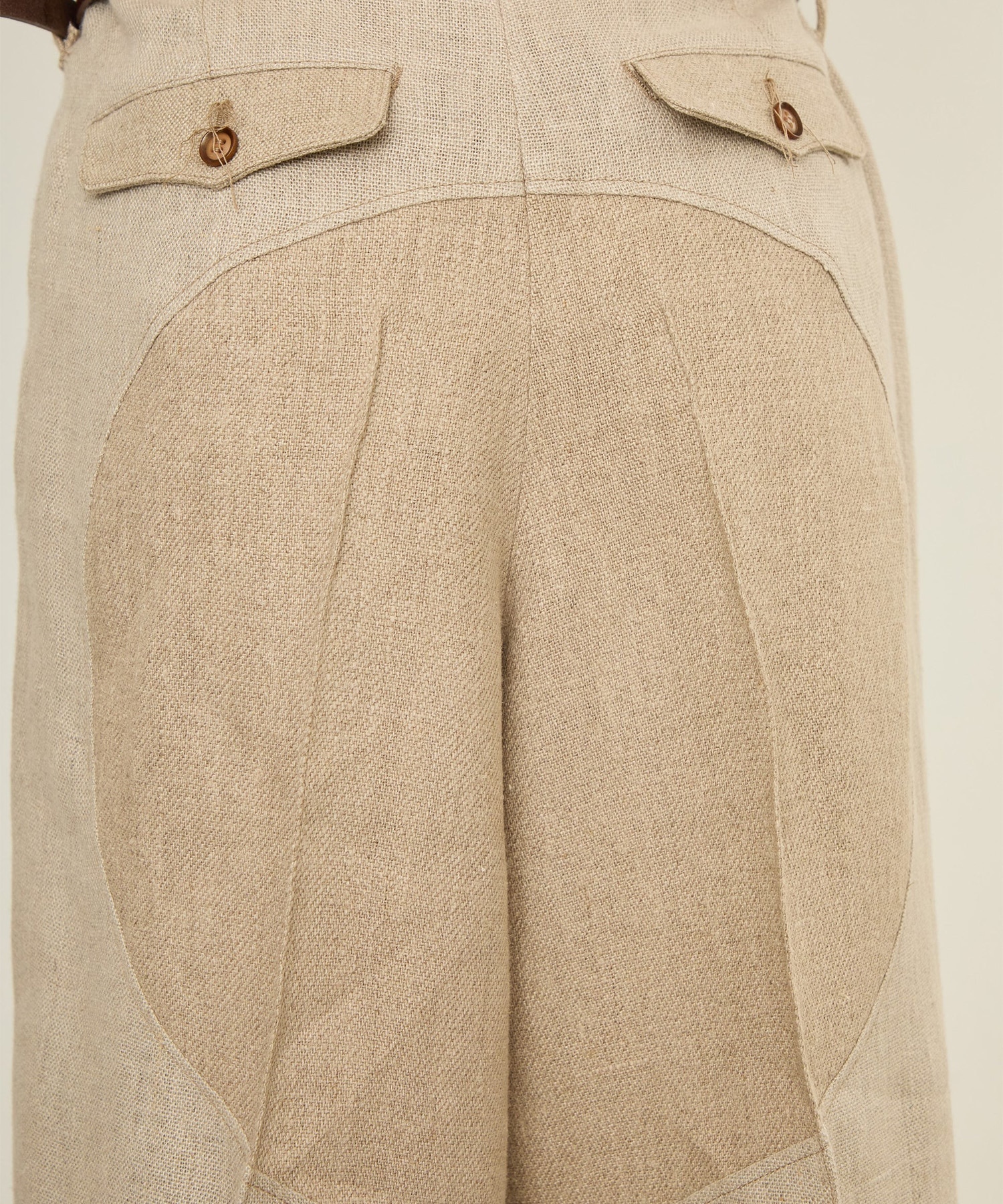 LINEN WIDE PANTS I'm here