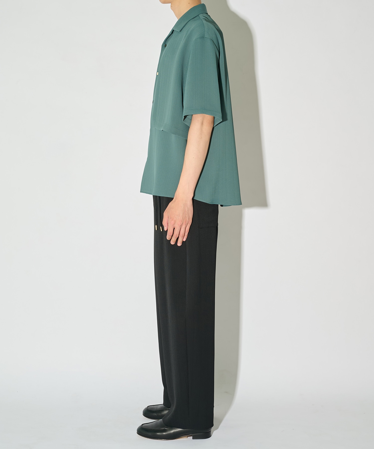 別注 Cord pique Drawstring Relaxed Pants CULLNI