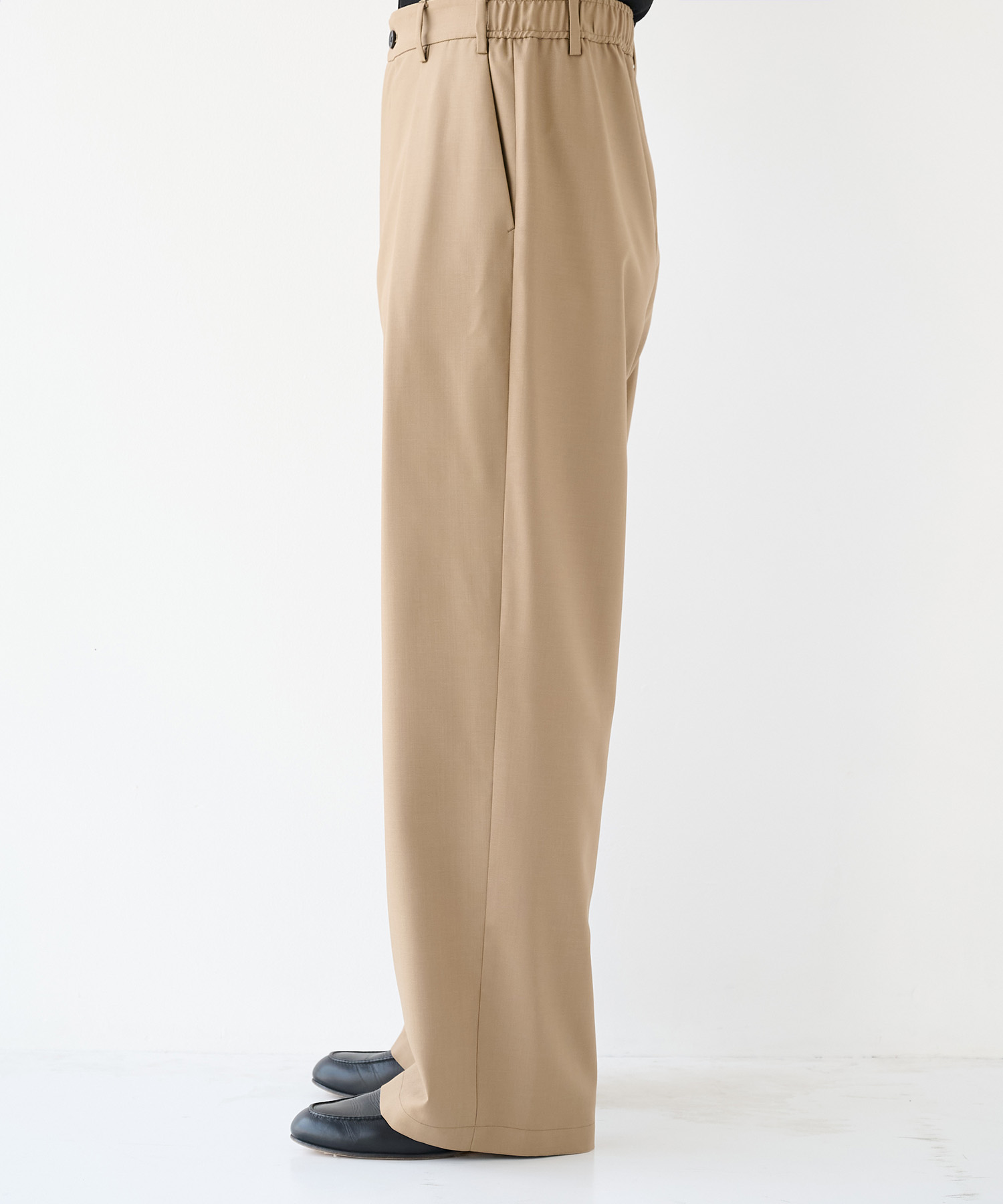 Non-Mulesed Summer Wool Slacks STUDIOUS