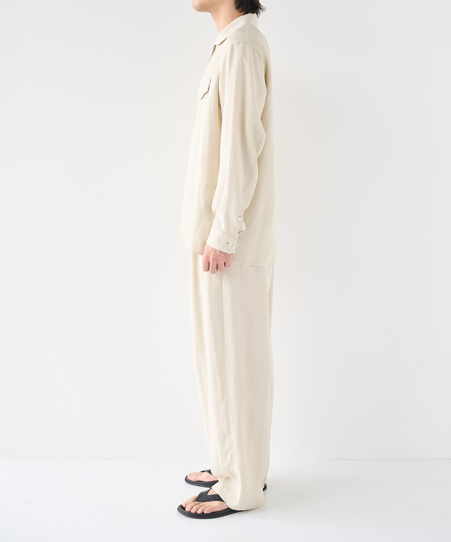 Noseason Linen Open Shirts STUDIOUS