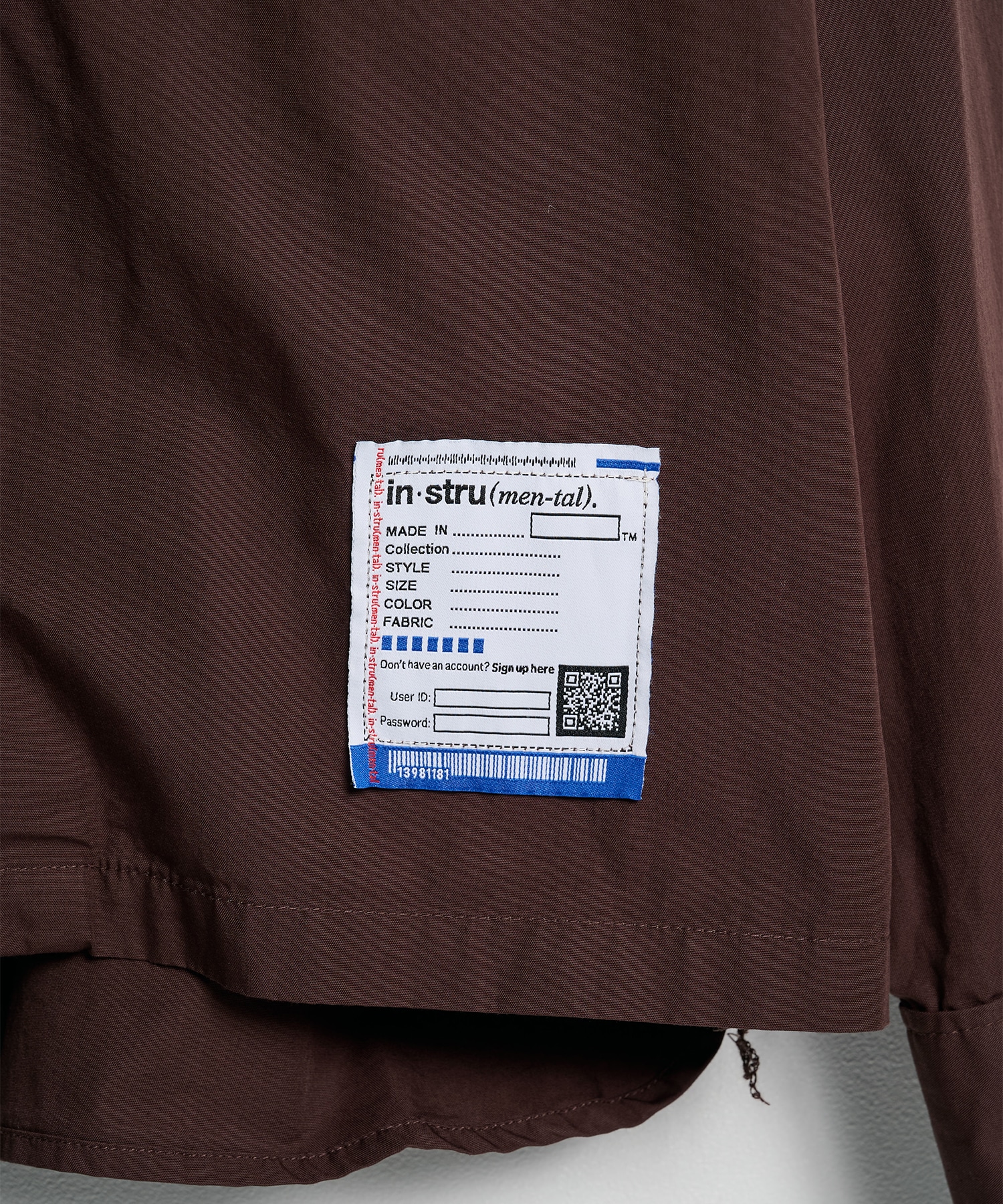 COTTON HIGH DENSITY OX LS SHIRTS in・stru(men-tal)