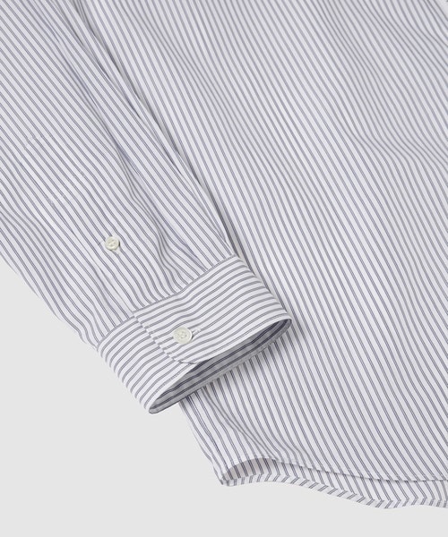 COTTON STRIPE ZIP-UP SHIRTS COMME des GARCONS HOMME
