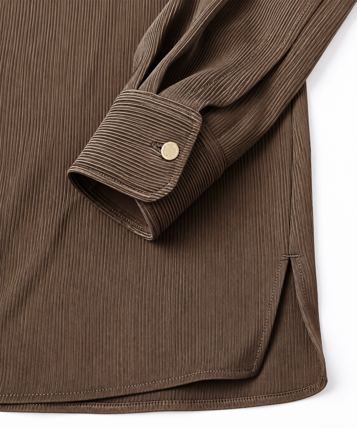 EX.Cord Pique Chin Tab Long Sleeve Shirt CULLNI