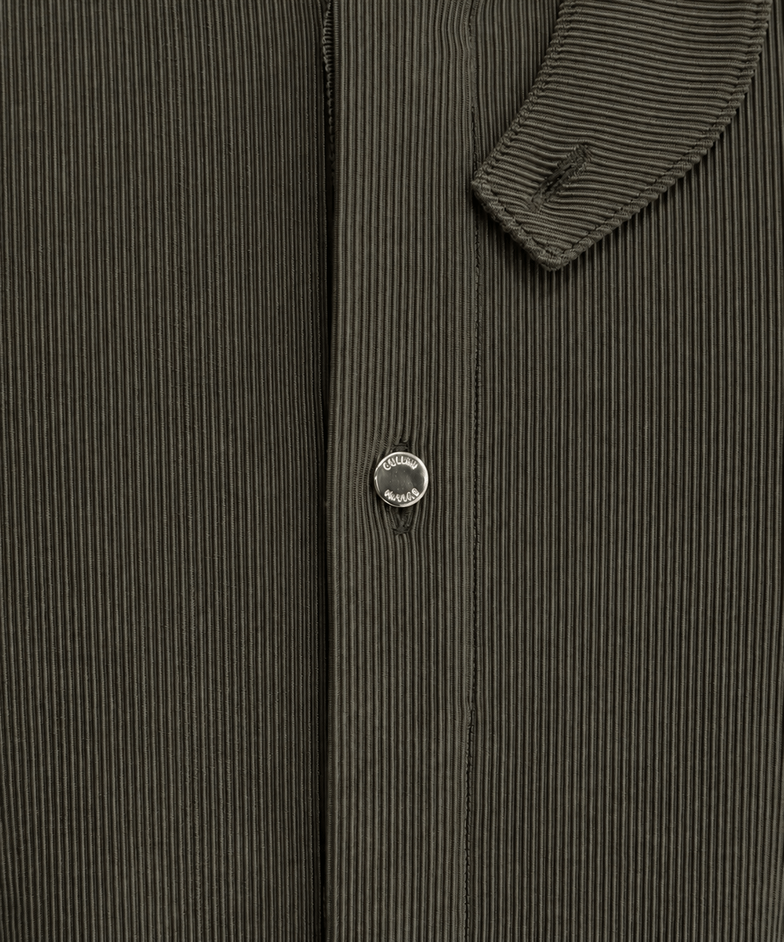 別注 Cord Pique Chin Tab Long Sleeve Shirt CULLNI