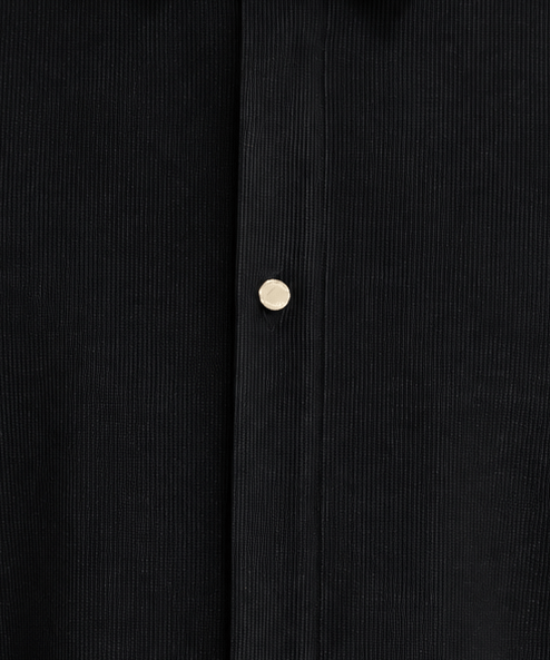 別注 Cord Pique Chin Tab Long Sleeve Shirt CULLNI