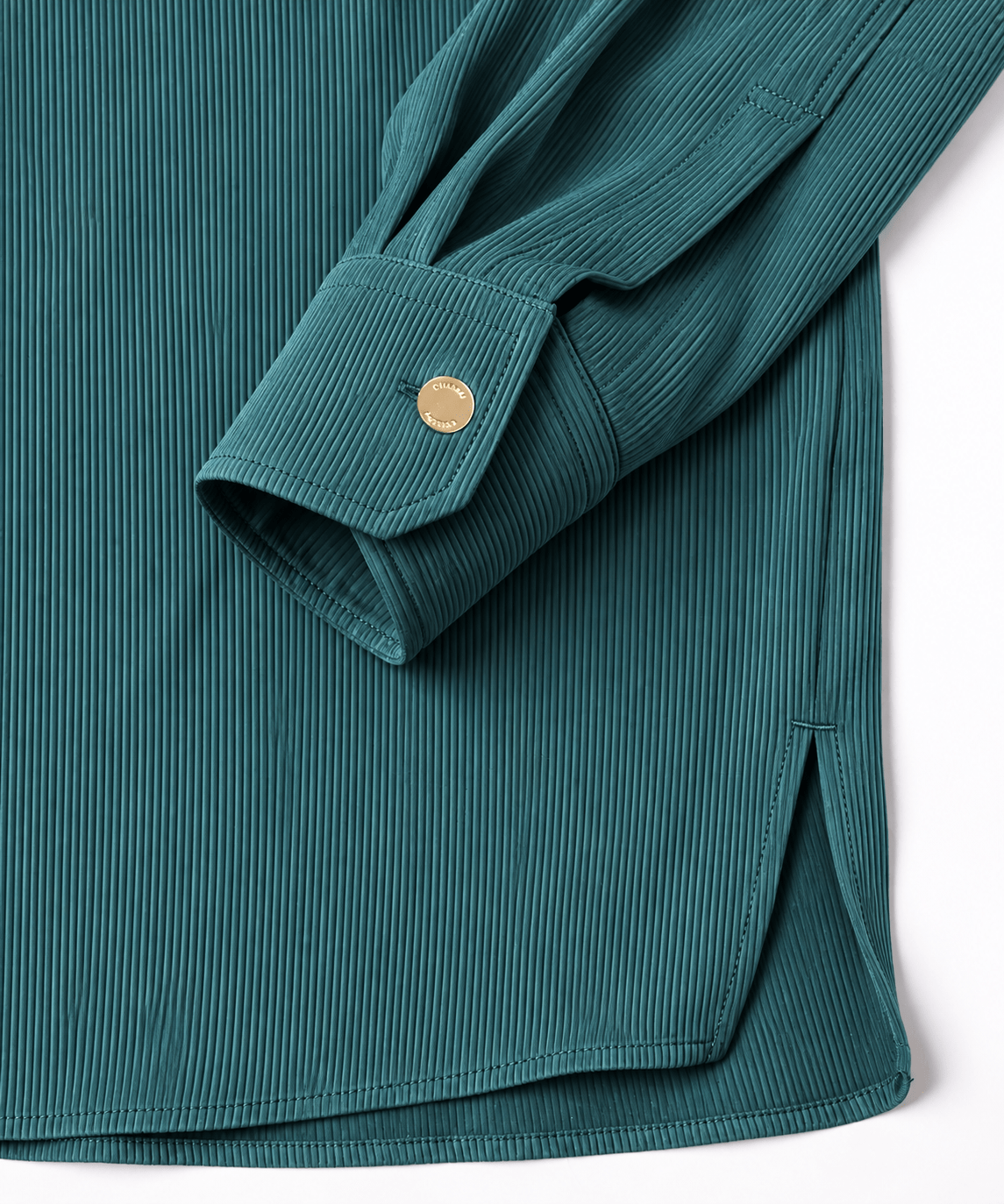 EX.Cord Pique Chin Tab Long Sleeve Shirt CULLNI