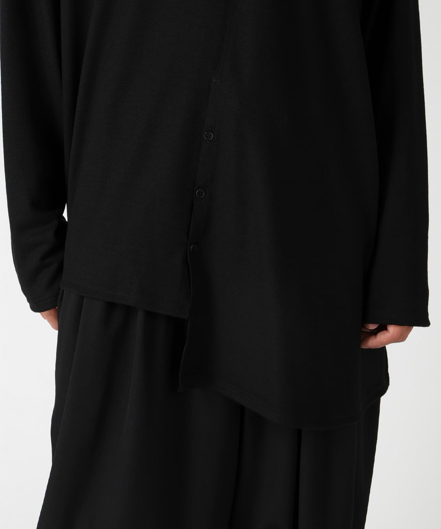 RE DIAGONAL PANEL LING SLEEVE Yohji Yamamoto