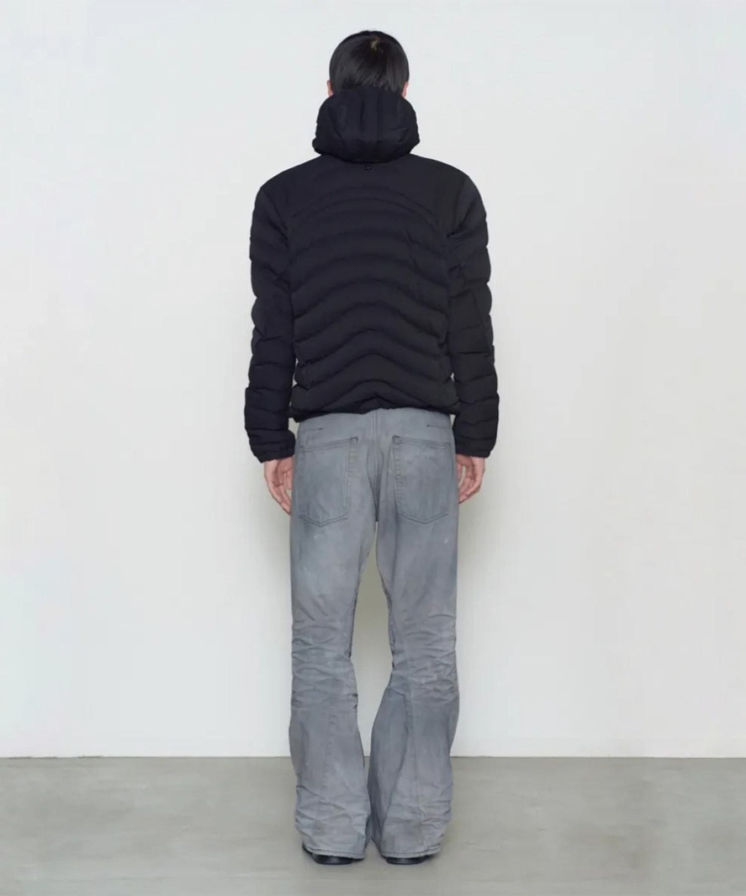 3D TWISTED WIDE LEG JEANS NVRFRGT