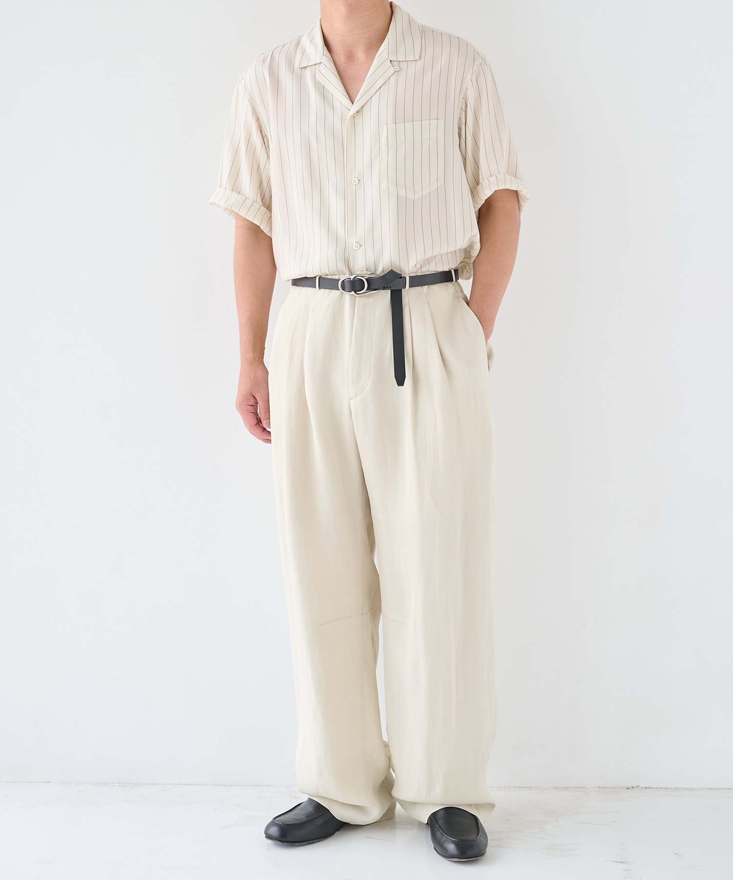 Noseason Linen Wide Pants STUDIOUS