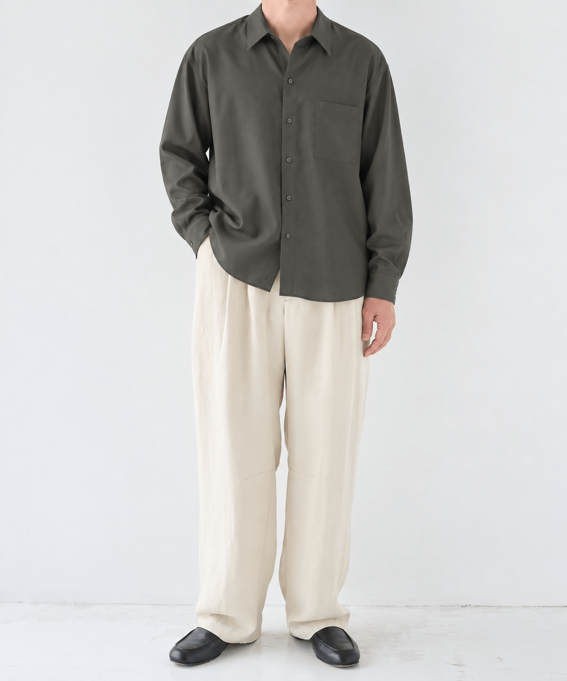 Noseason Linen Wide Pants STUDIOUS