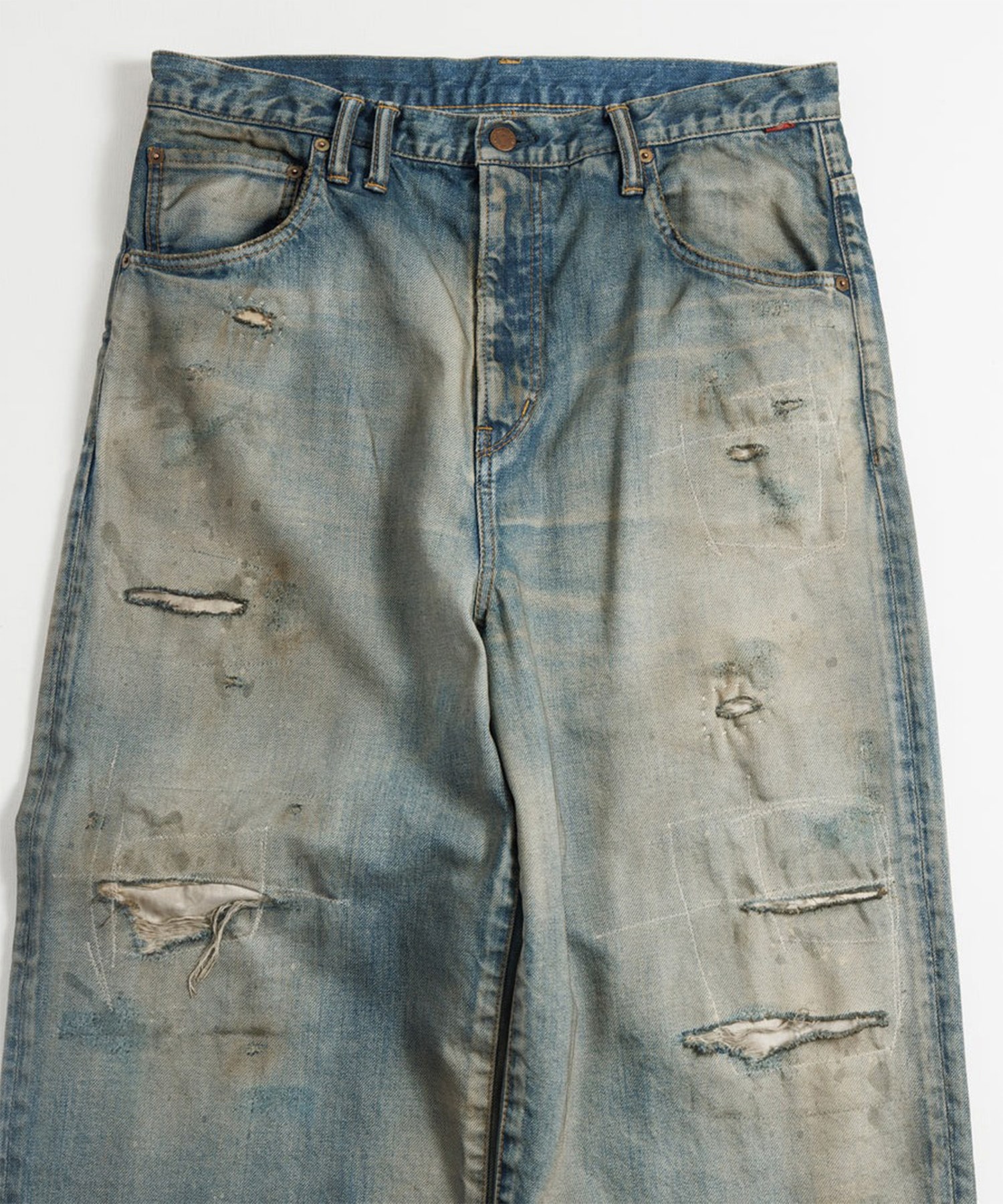 REMAKED WIDE 5P DENIM PANTS ANACHRONORM