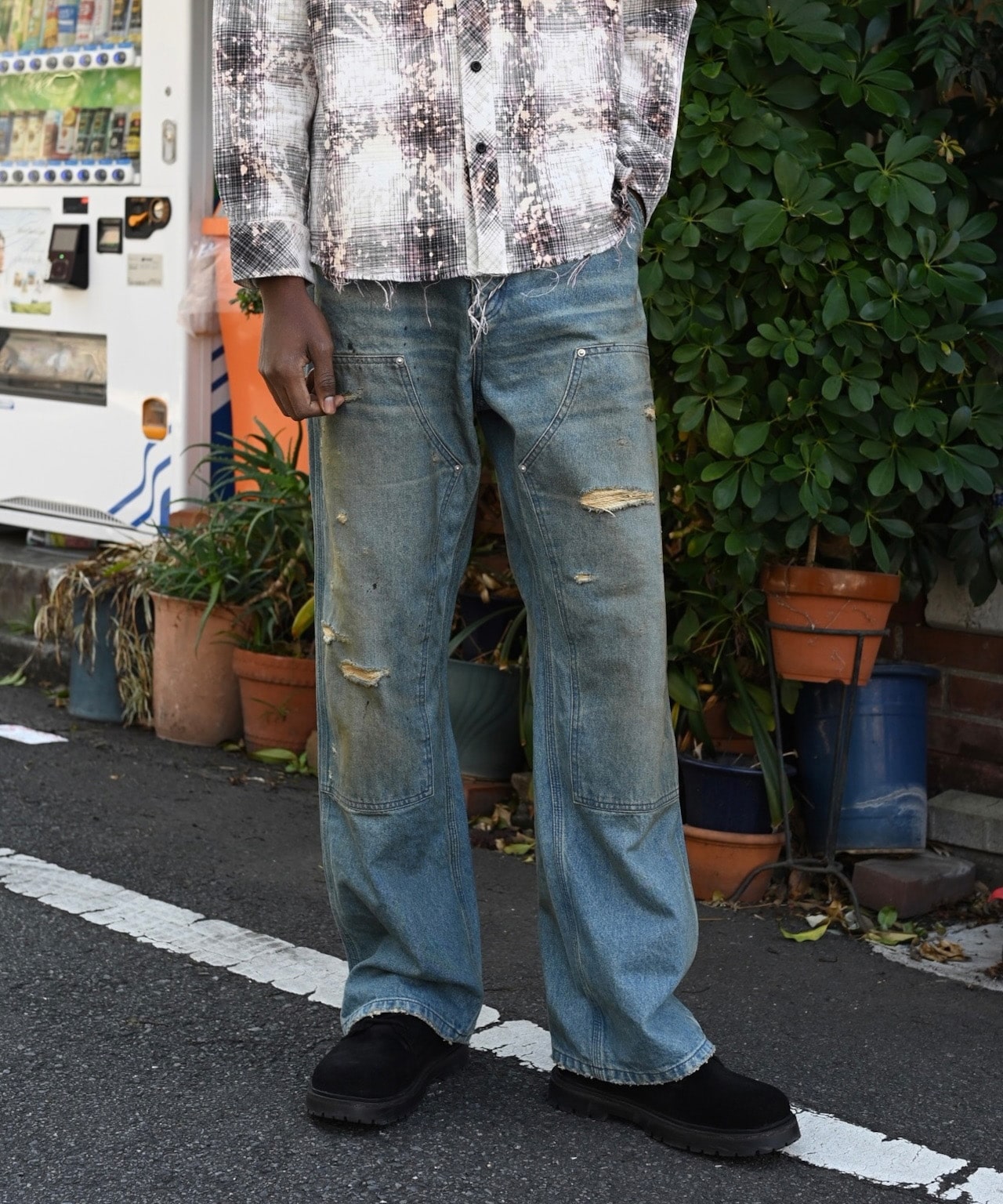Distressed Pants MIYAGIHIDETAKA