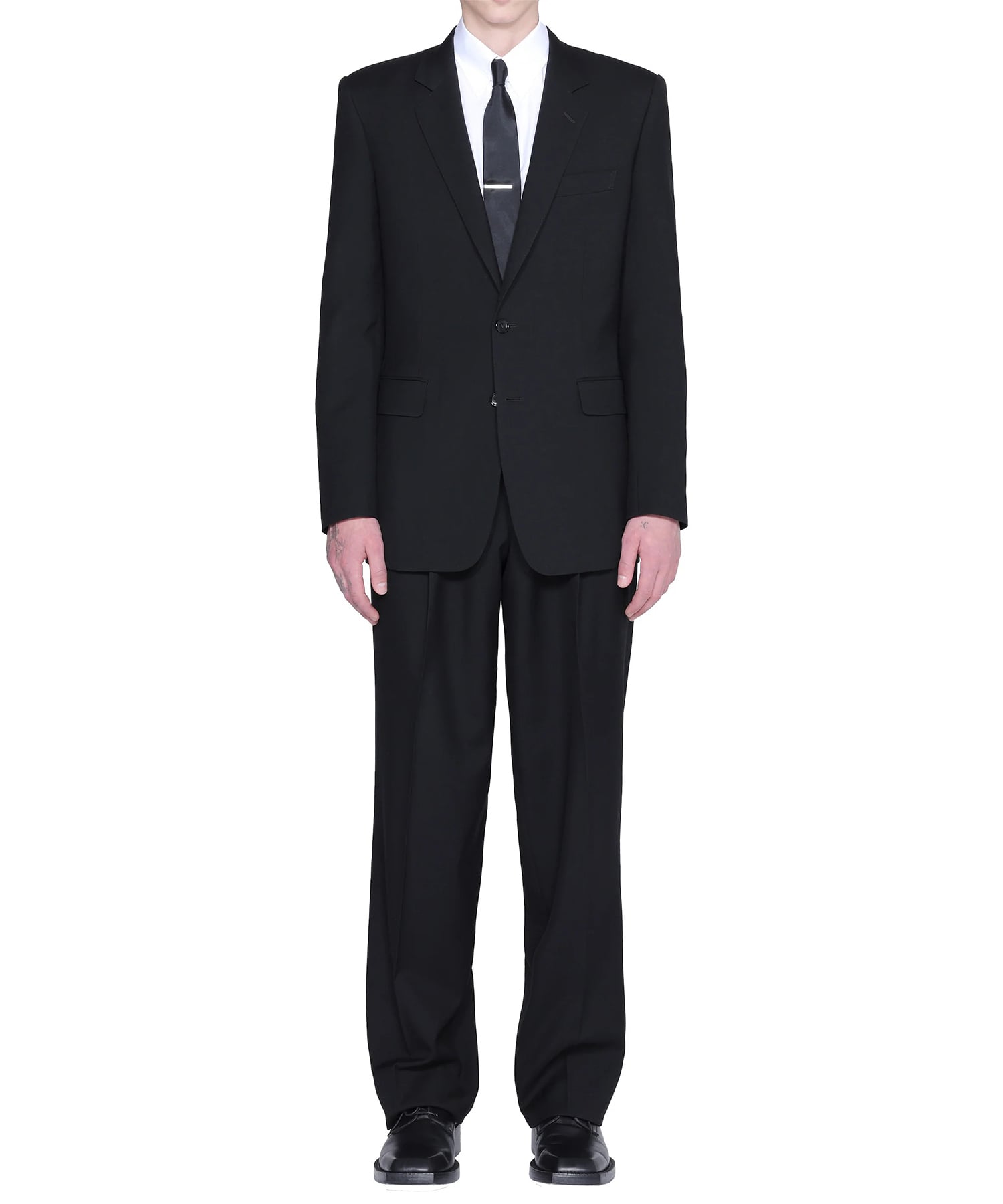 WOOL PLEATED TROUSERS JOHN LAWRENCE SULLIVAN