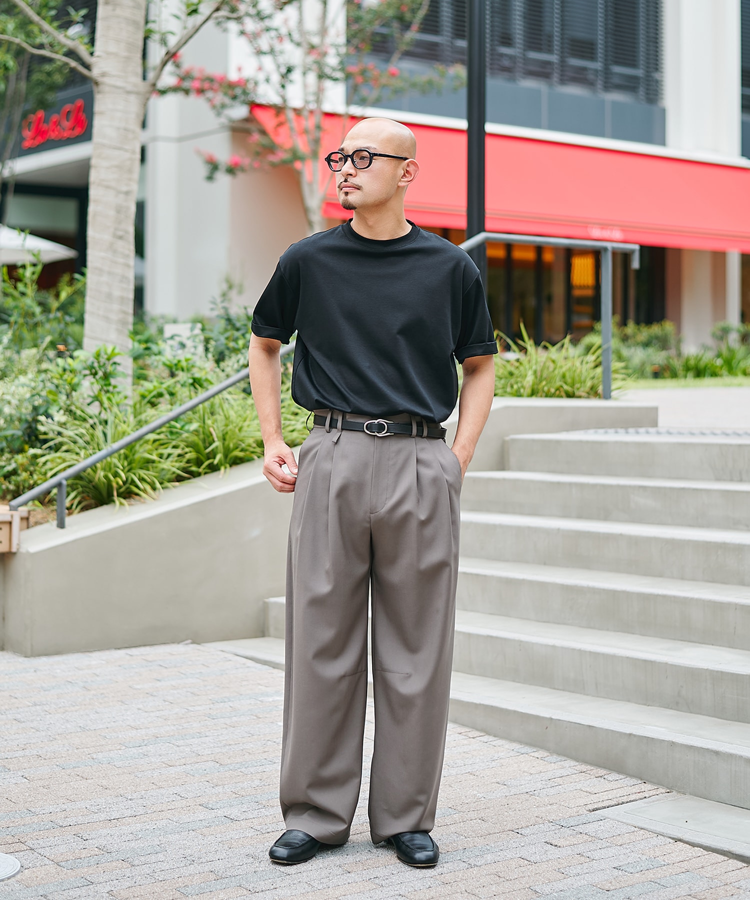 2Tuck Curve Slacks STUDIOUS