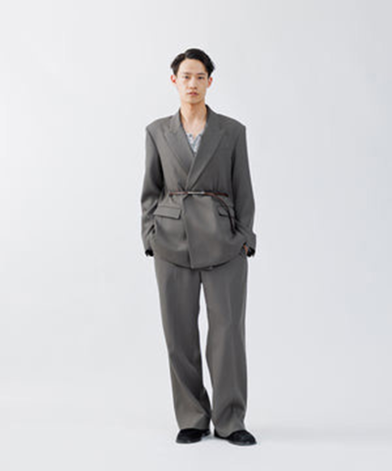 HEAVY WOOL STRAIGHT EASY PANTS .16 SUBLATIONS