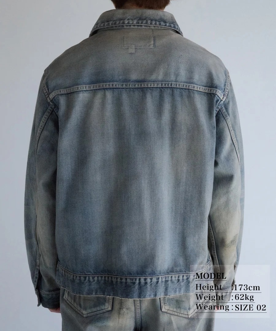 DAMAGED DENIM JACKET ANACHRONORM