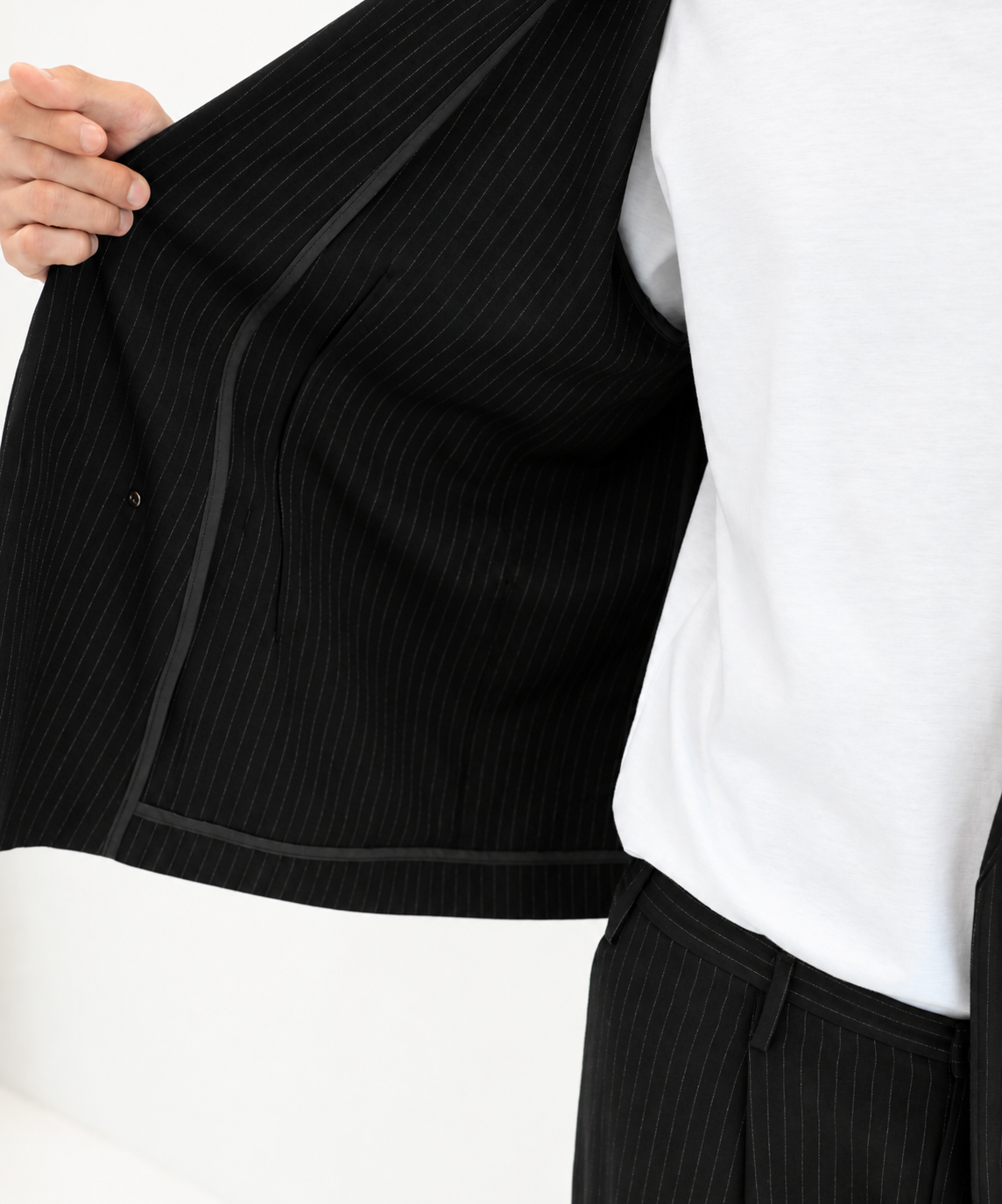 Stripe Amunzen semi-Jacket STUDIOUS