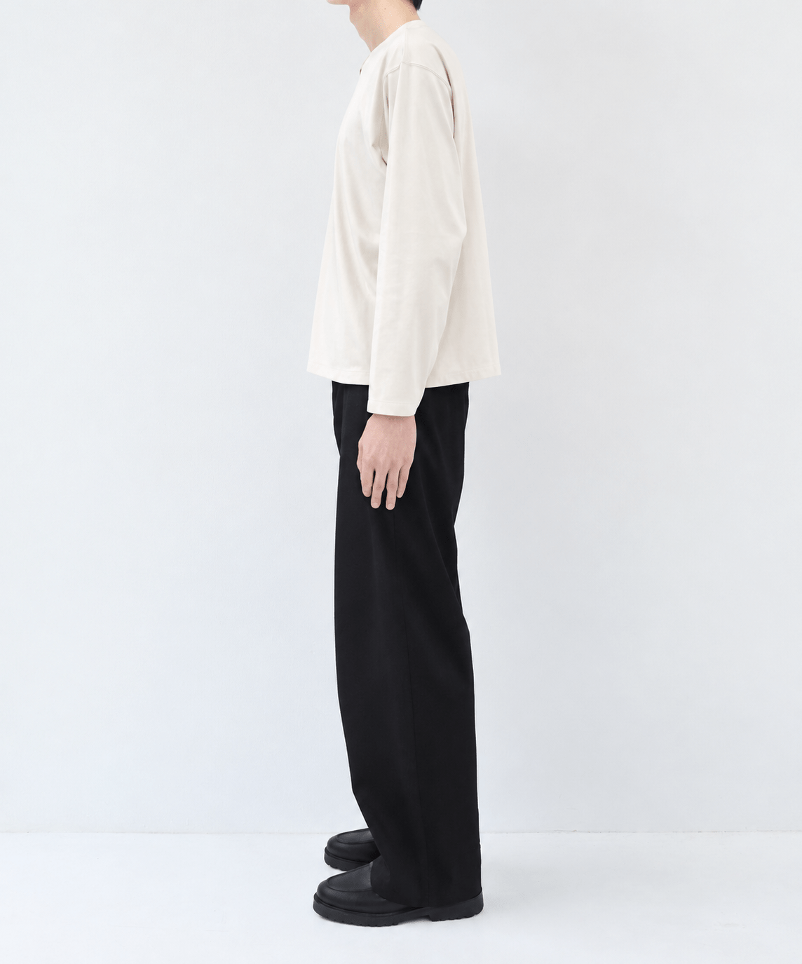 Micro Suede Henley neck STUDIOUS