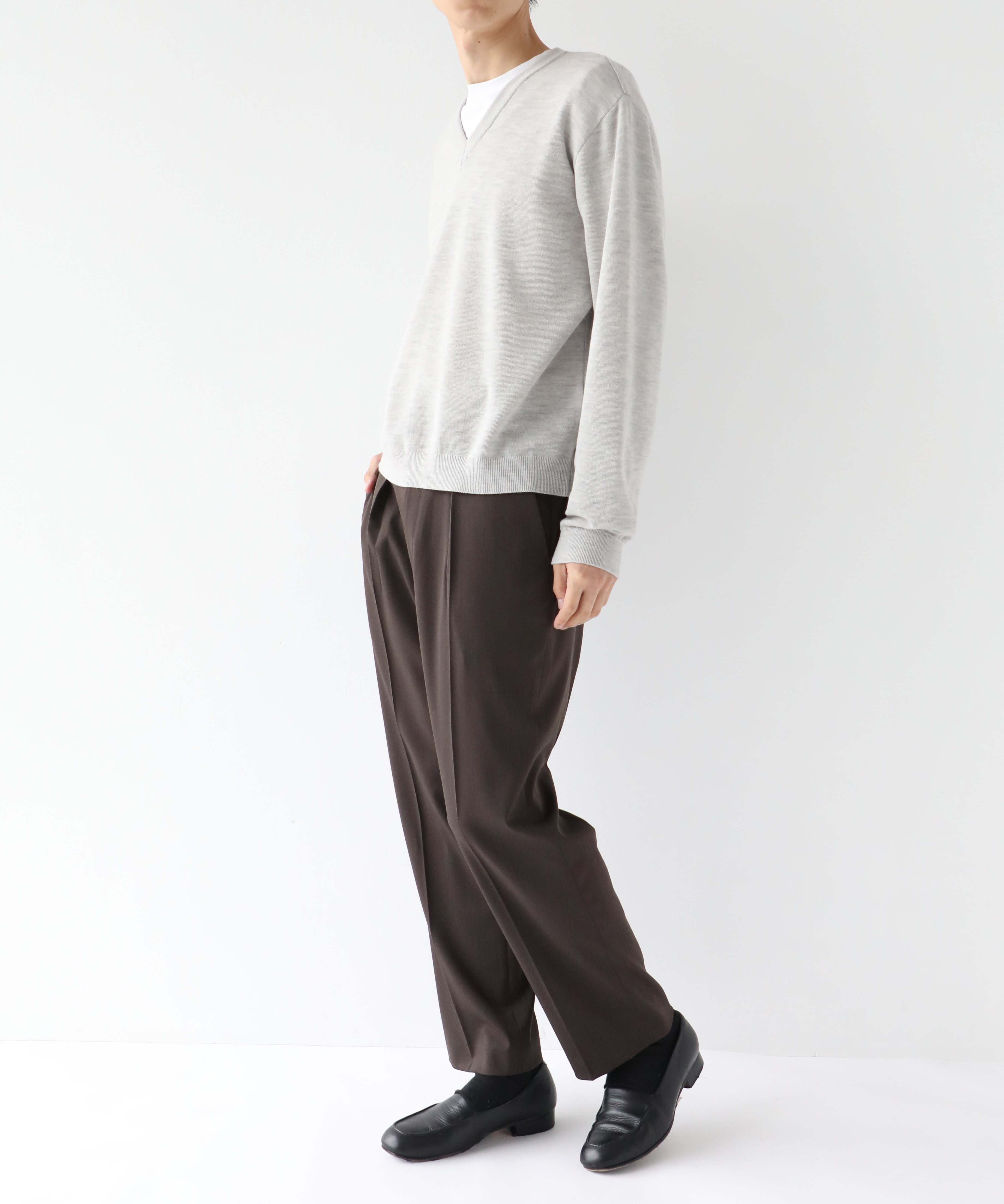 Non-Mulesed W Pegtop Slacks STUDIOUS