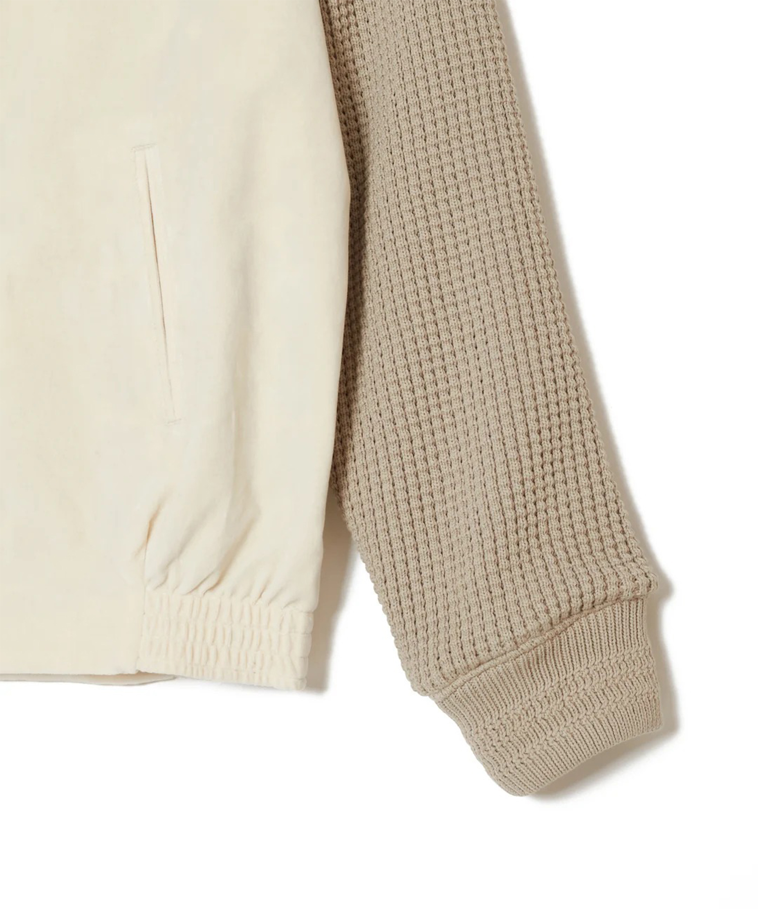 KNIT VELOR JACKET SUGARHILL