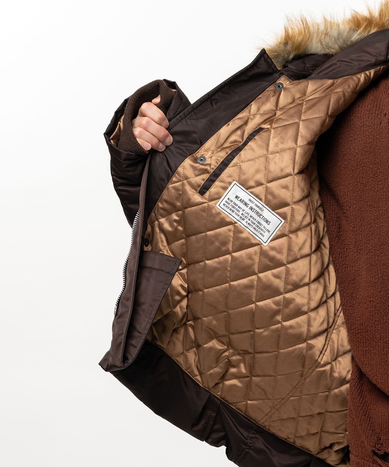 BOTTOM FOLDED HOODED BL Maison MIHARA YASUHIRO