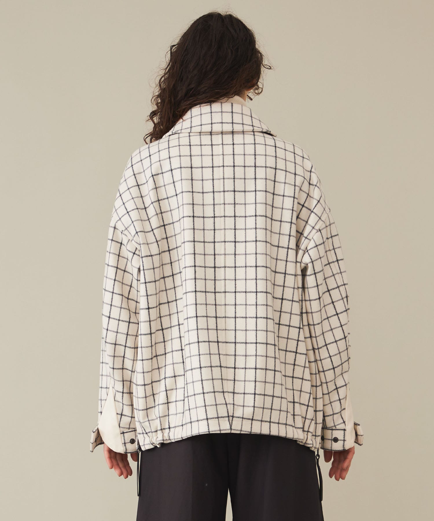 RERACS WOOL HARRINGTON JKT(38 IVORY): THE RERACS: WOMENS