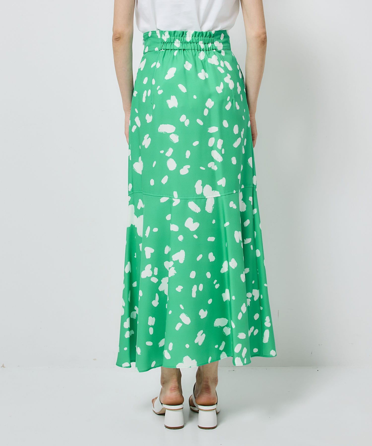 INella〉クラフトドットプリントスカート(1 GREEN): STUDIOUS: WOMENS