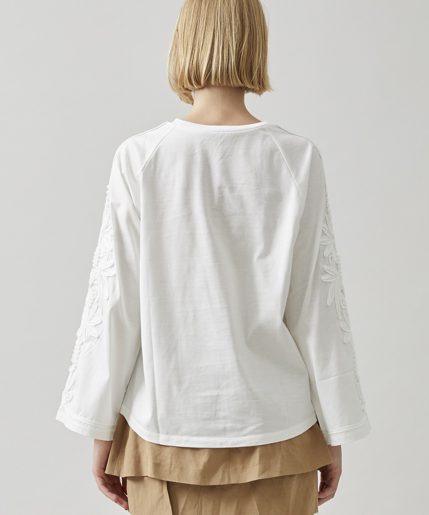 別注〉エンブロイダリートップス(1 WHITE): LOKITHO: WOMENS