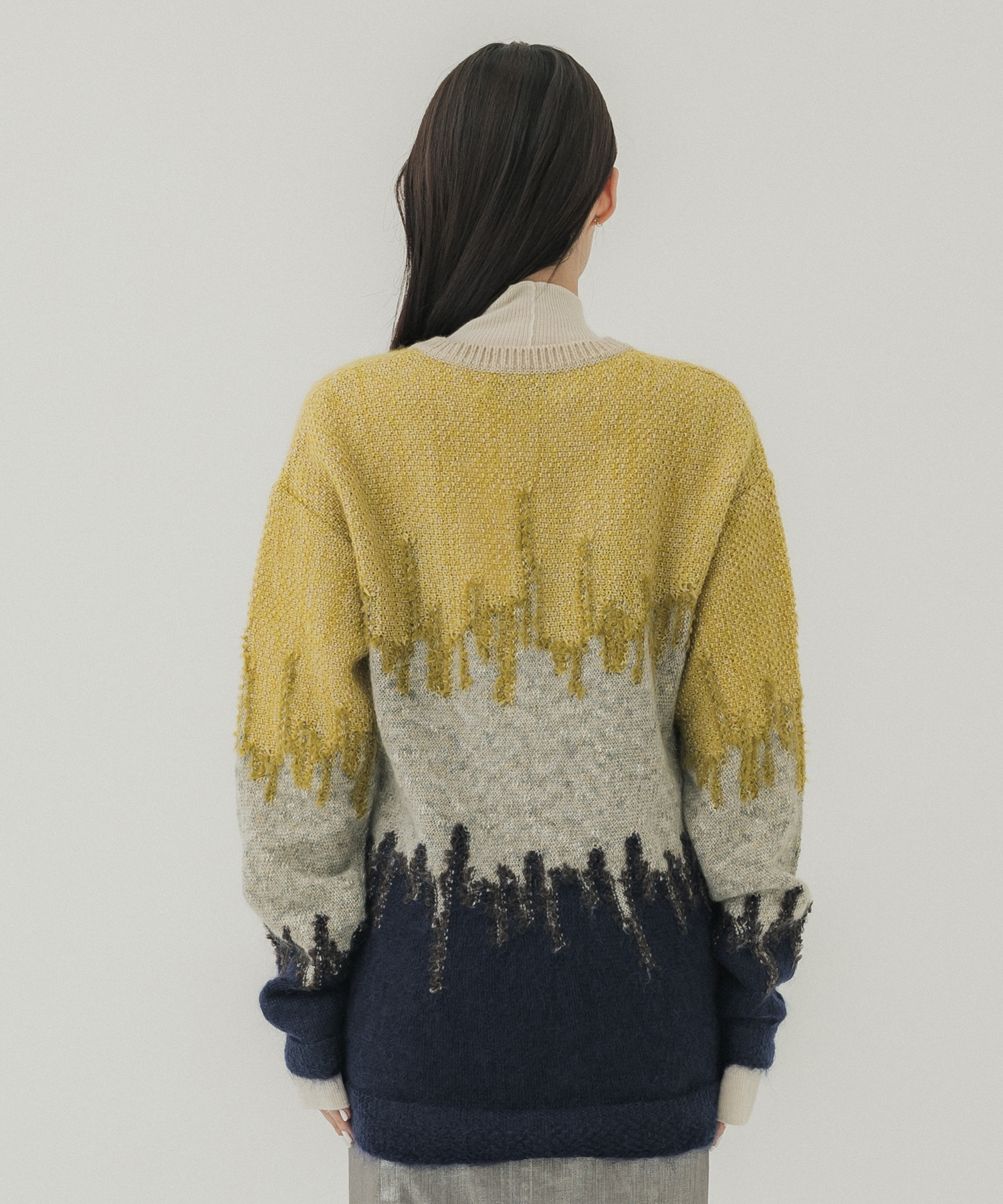 murral  Water mirror knit sweater