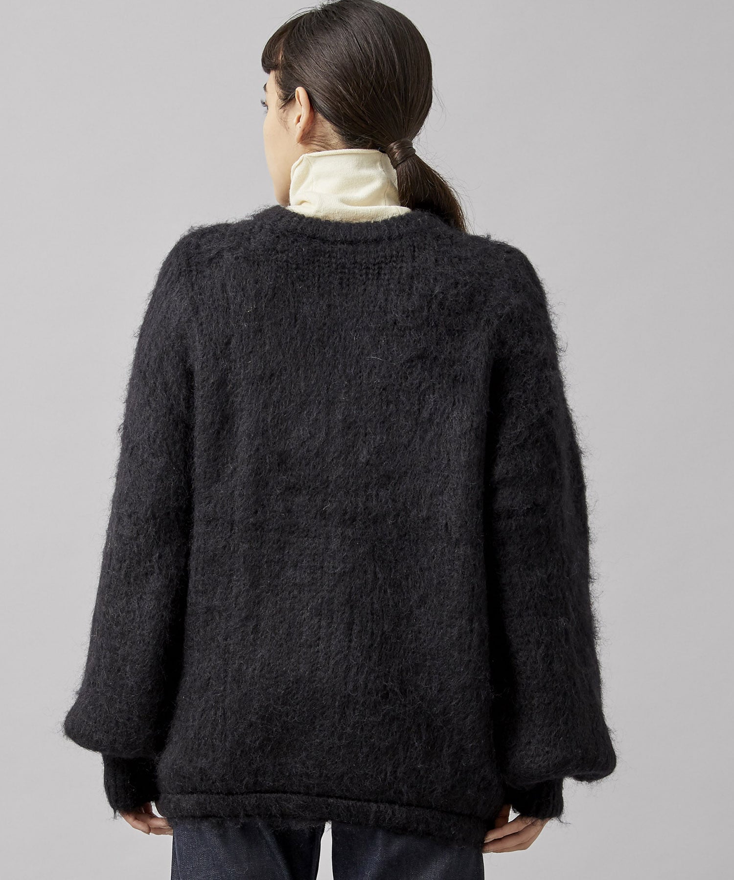 2WAY MOHAIR SHAGGY KNIT