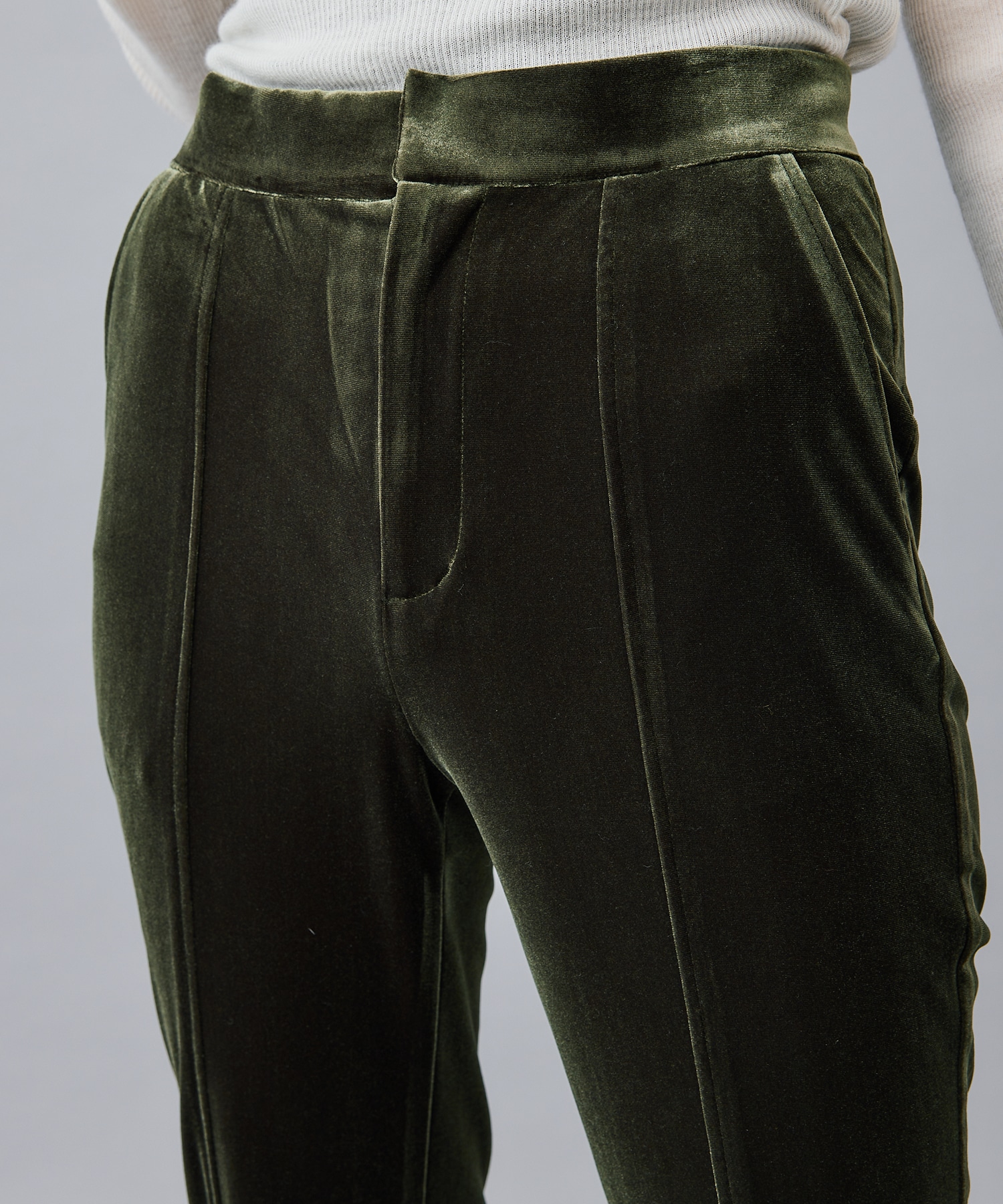 ヘムスリットベロアパンツ MATURED