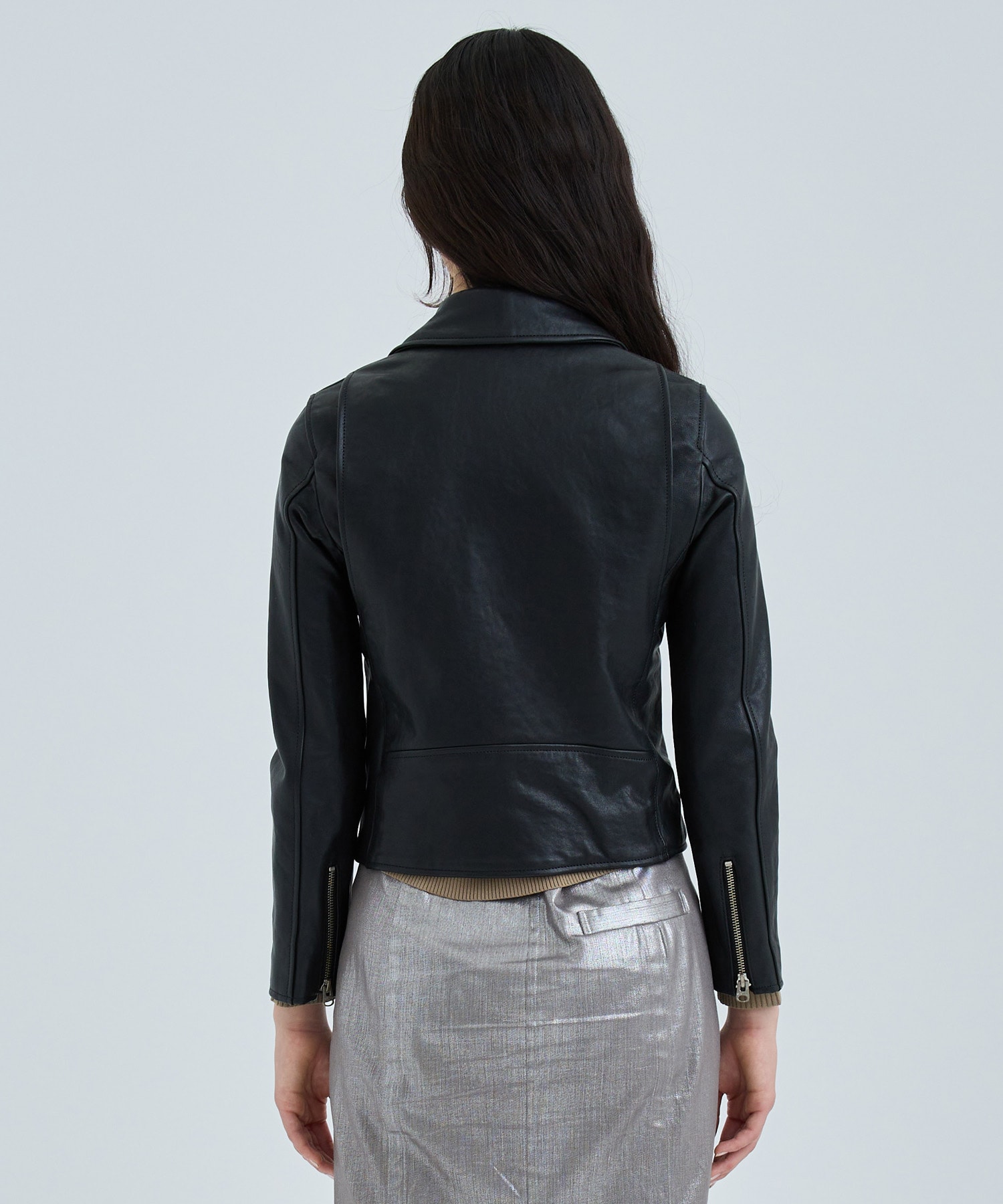 別注vintage leather riders jacket(XS BLACK): beautiful people: WOMENS｜  STUDIOUS ONLINE公式通販サイト