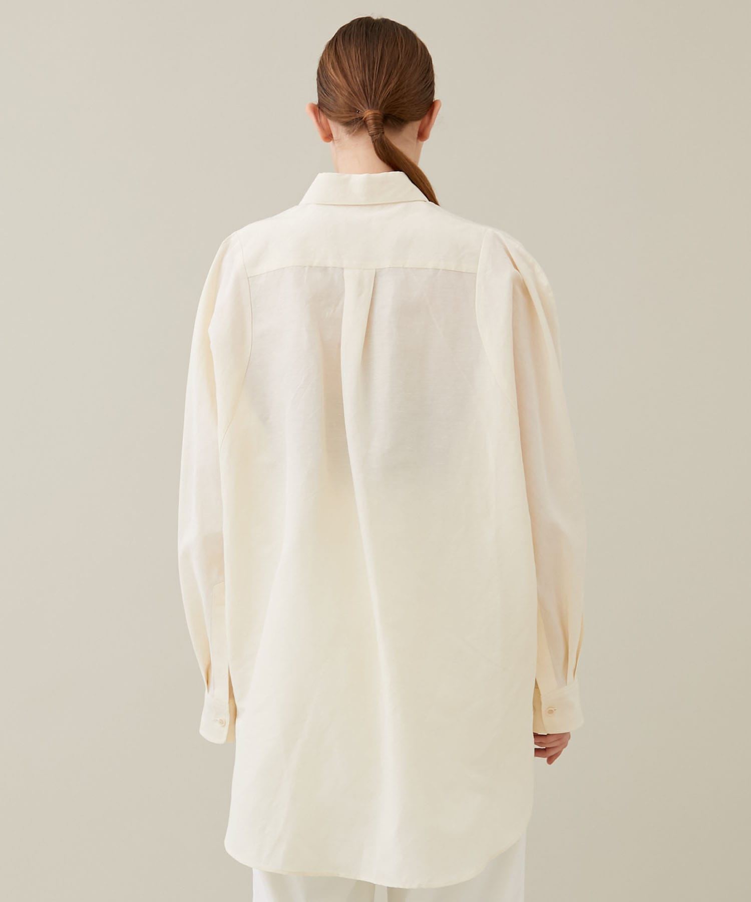 Oversized Linen Shirt(FREE WHITE): IIROT: WOMENS｜ STUDIOUS ONLINE