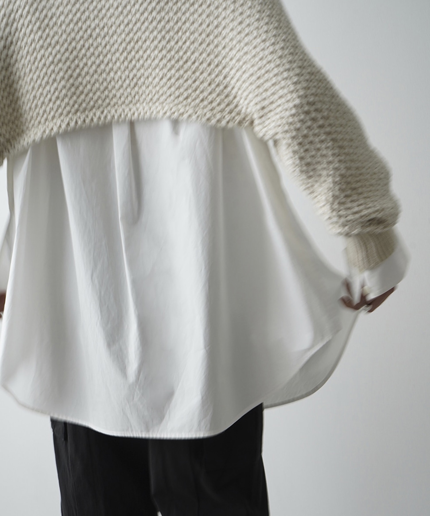 HUGE SHIRT(S WHITE): CLANE: WOMENS｜ STUDIOUS ONLINE公式通販サイト