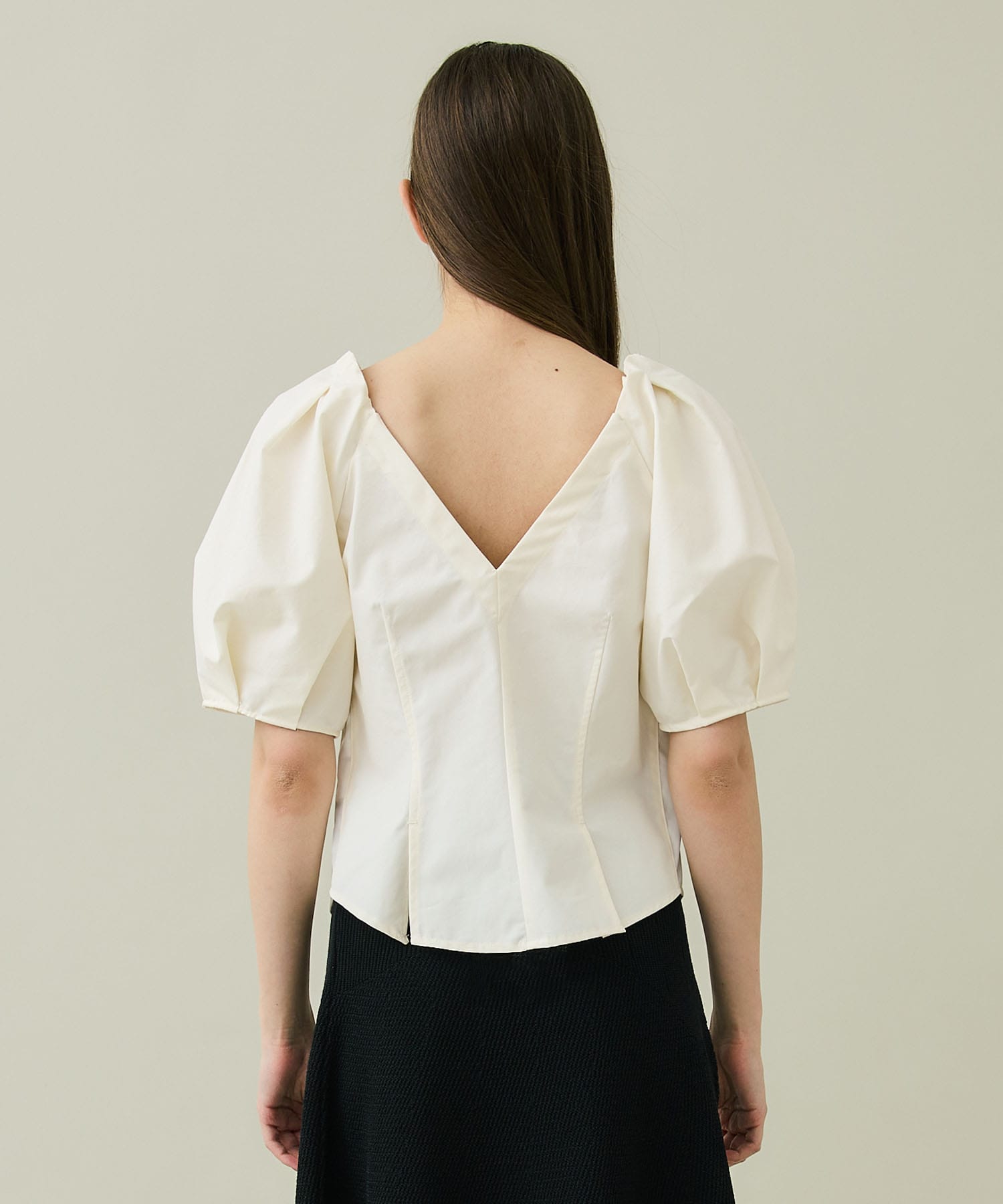 Two Fabric Combinated Blouse rito structure