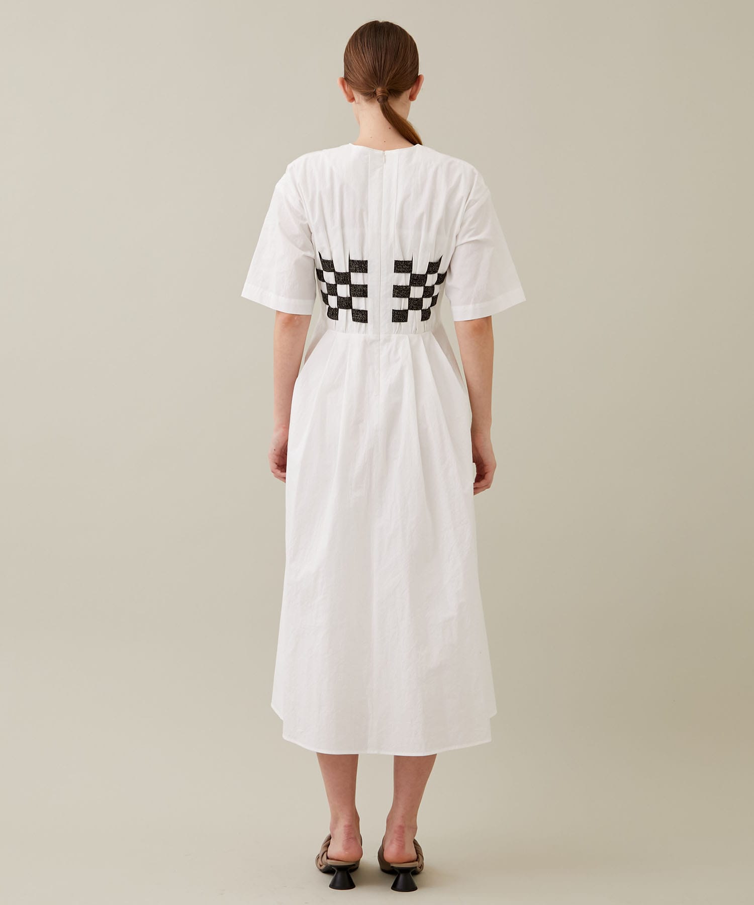 Adele assembled tex dress WH AKIRANAKA