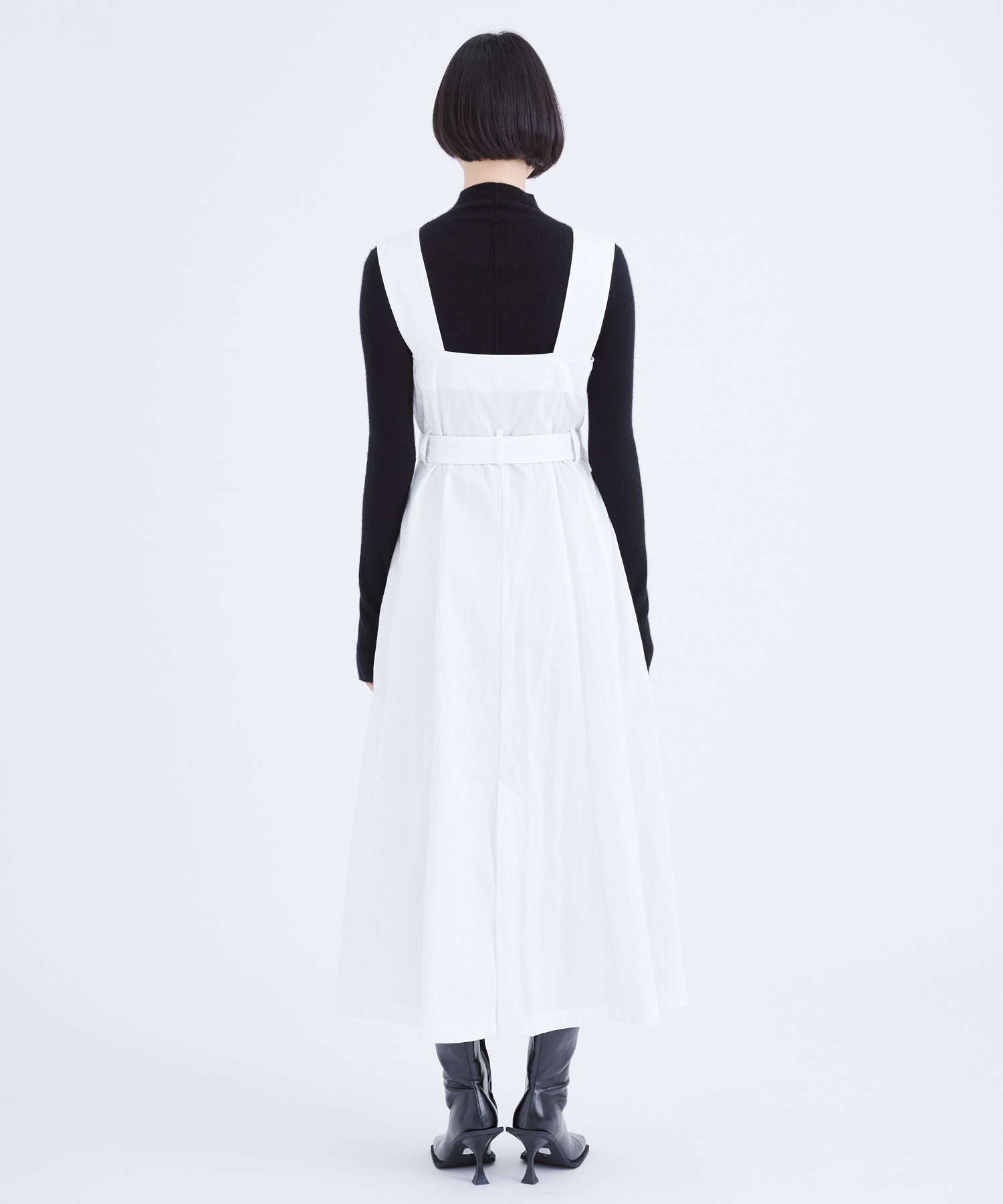 Jimena assembled panel dress WH AKIRANAKA