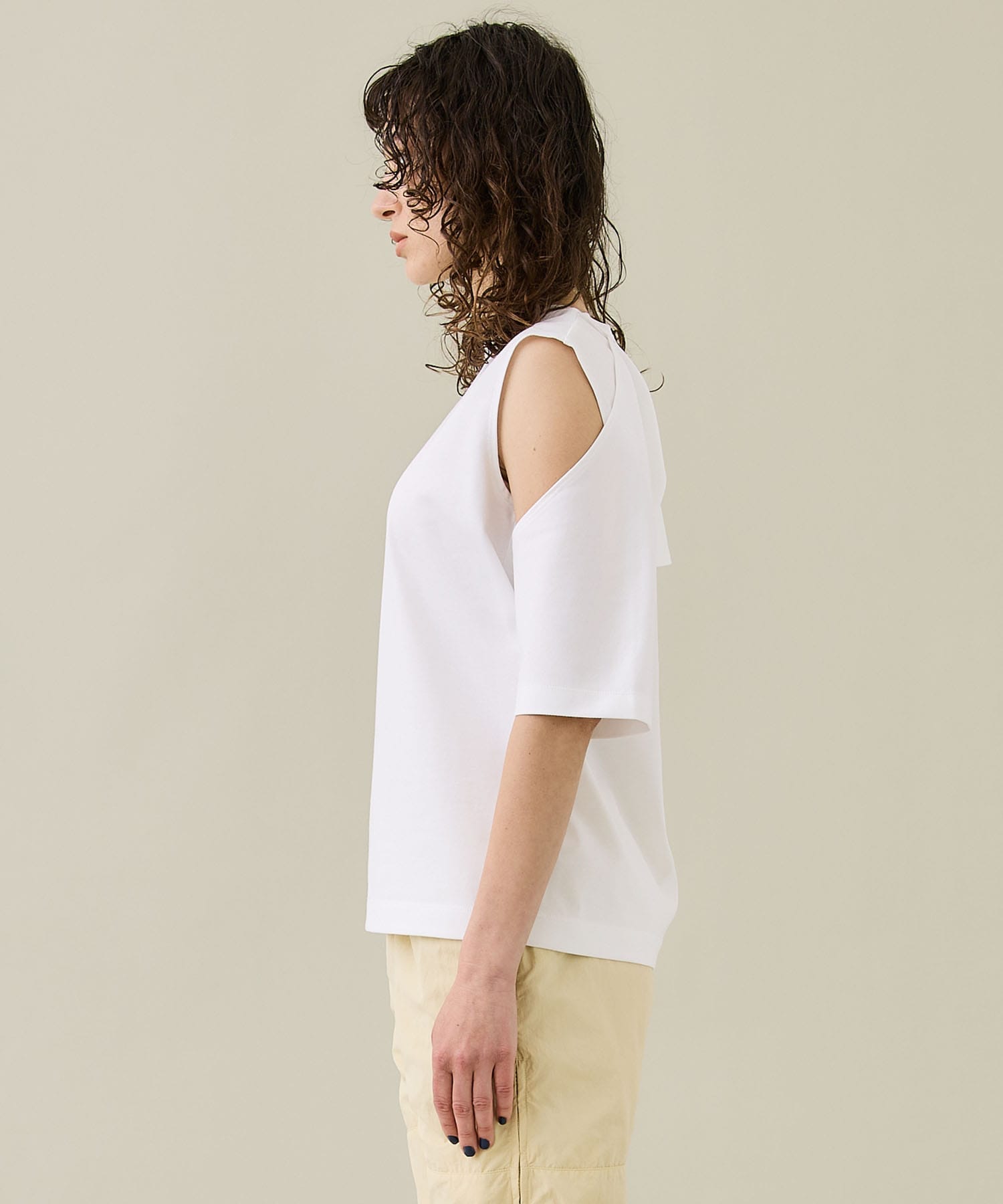 別注〉レイヤードTシャツ(38 WHITE): CINOH: WOMENS｜ STUDIOUS ONLINE