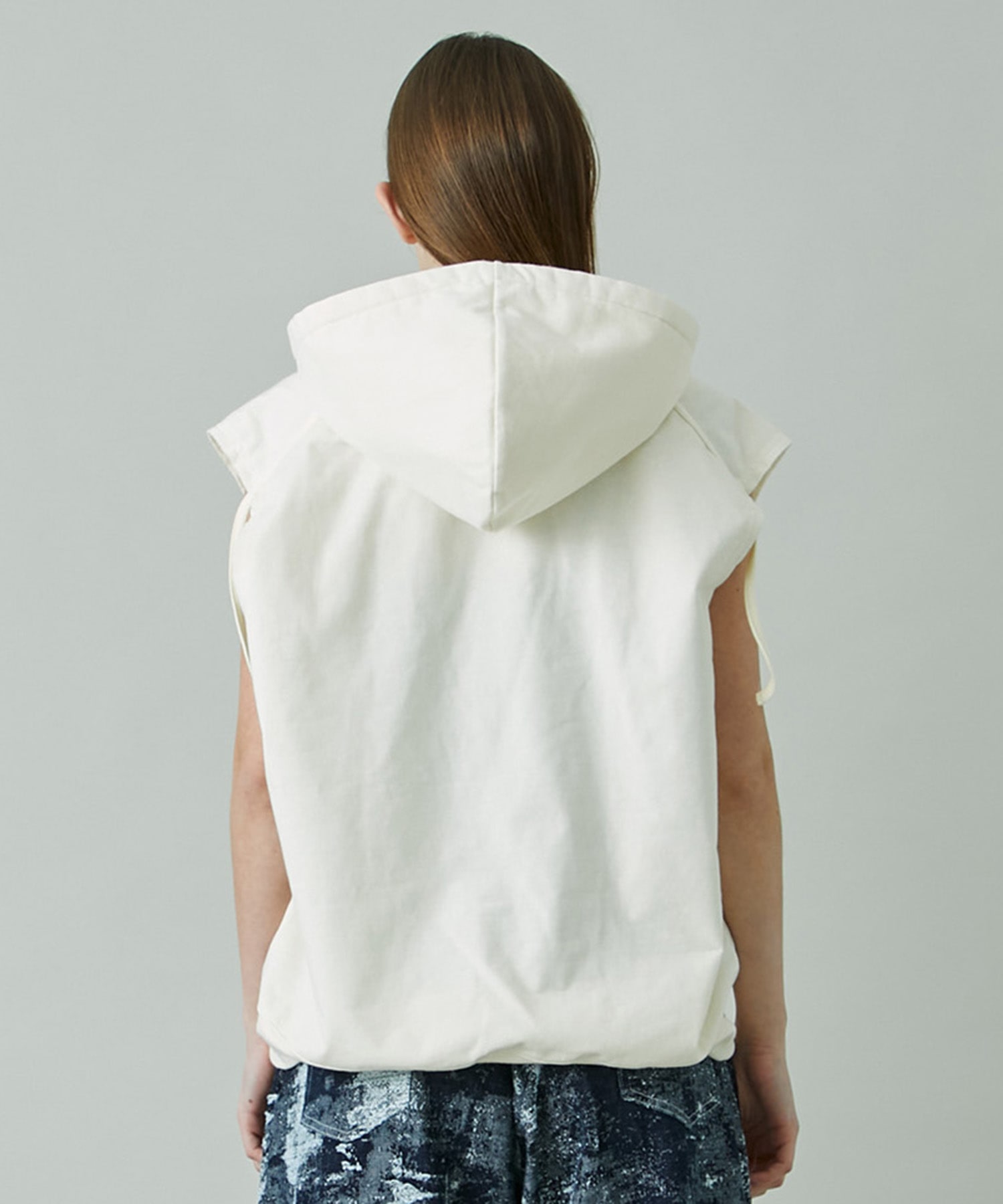 3年保証』 23SS SLEEVELESS HOODIE CINOH 23SS PAPER CINOH PAPER