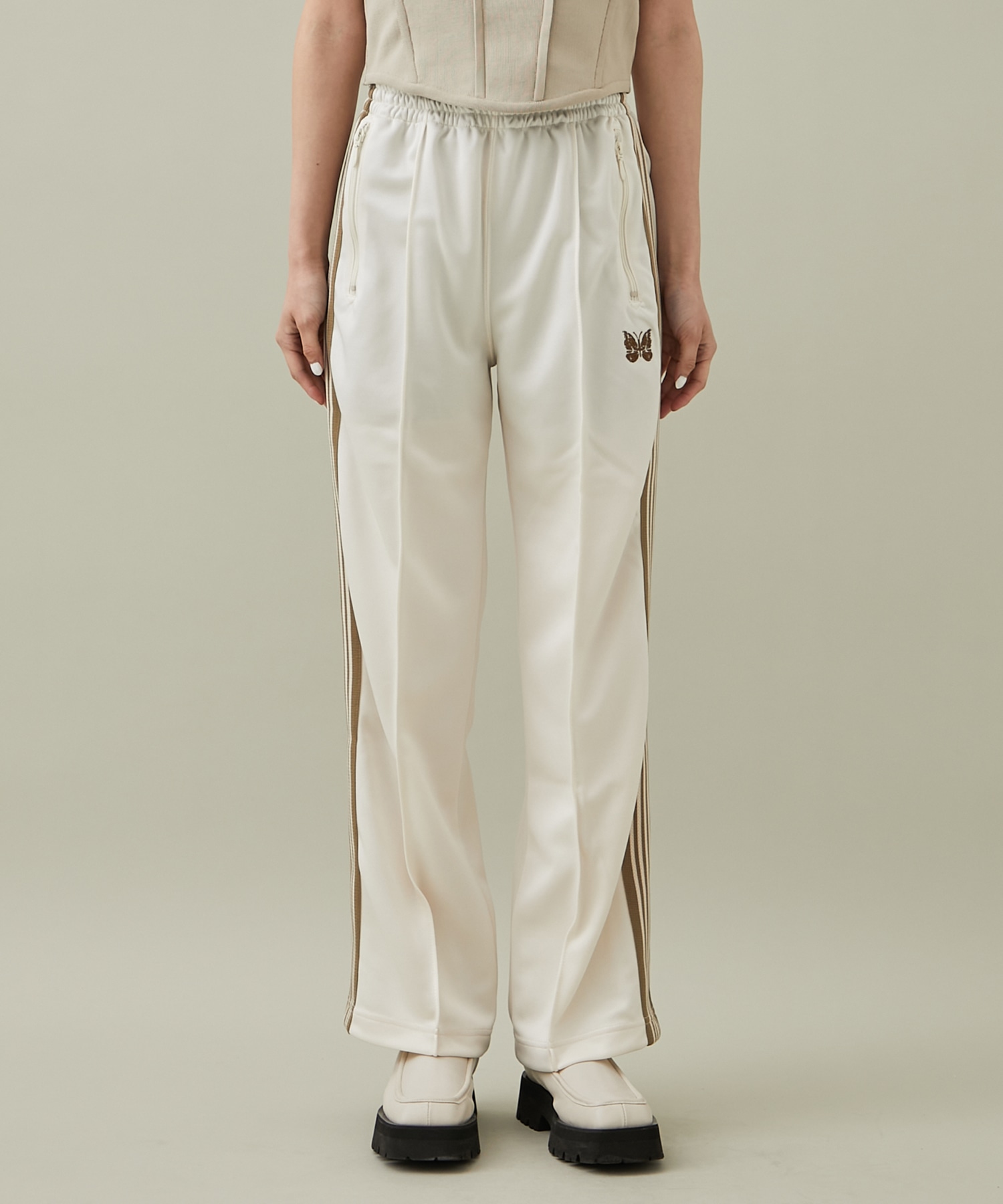 別注〉Track Pant STRAIGHT(XS IVORY): Needles: WOMENS｜ STUDIOUS