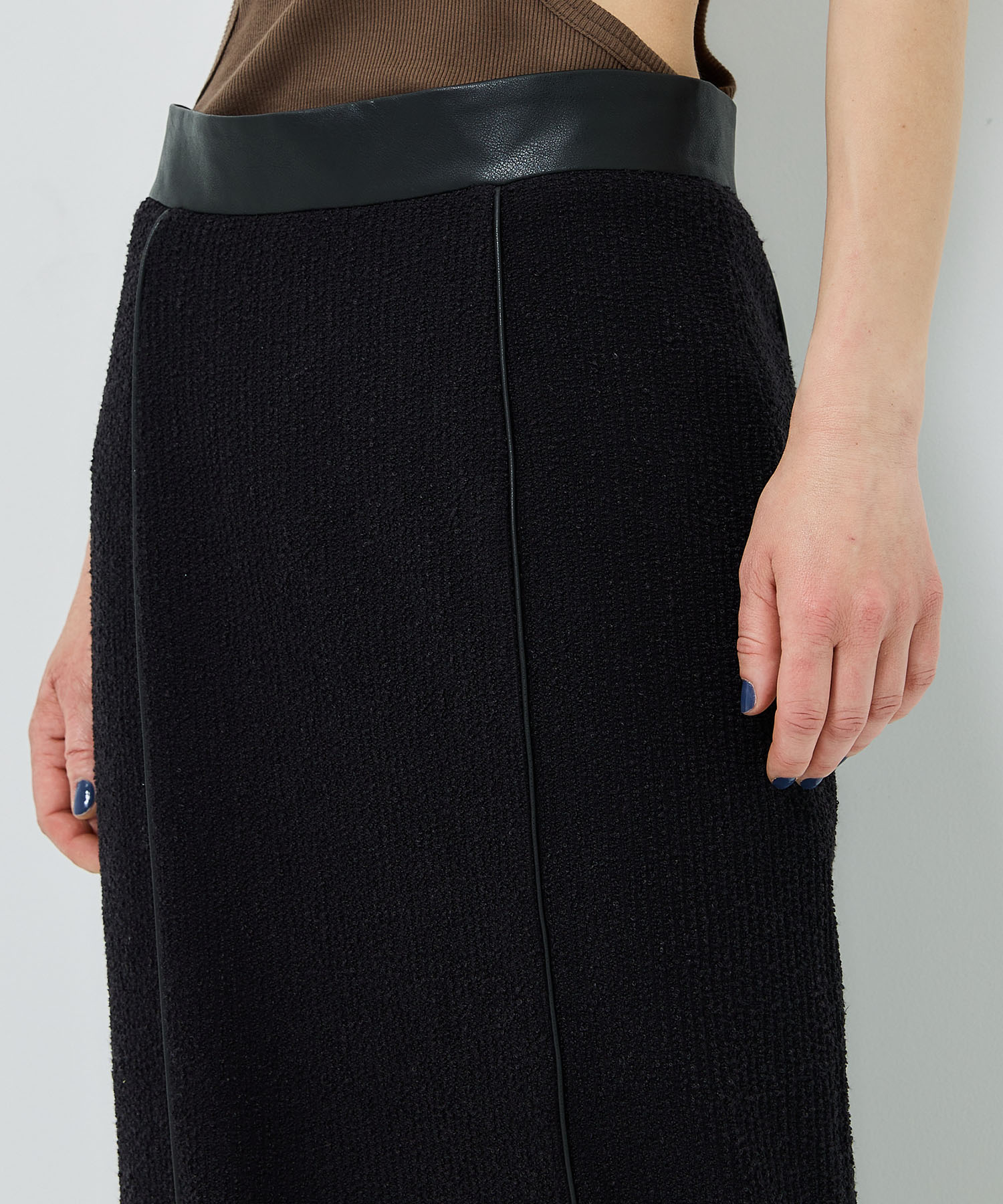 Tweedy Jersey Skirt STUDIOUS