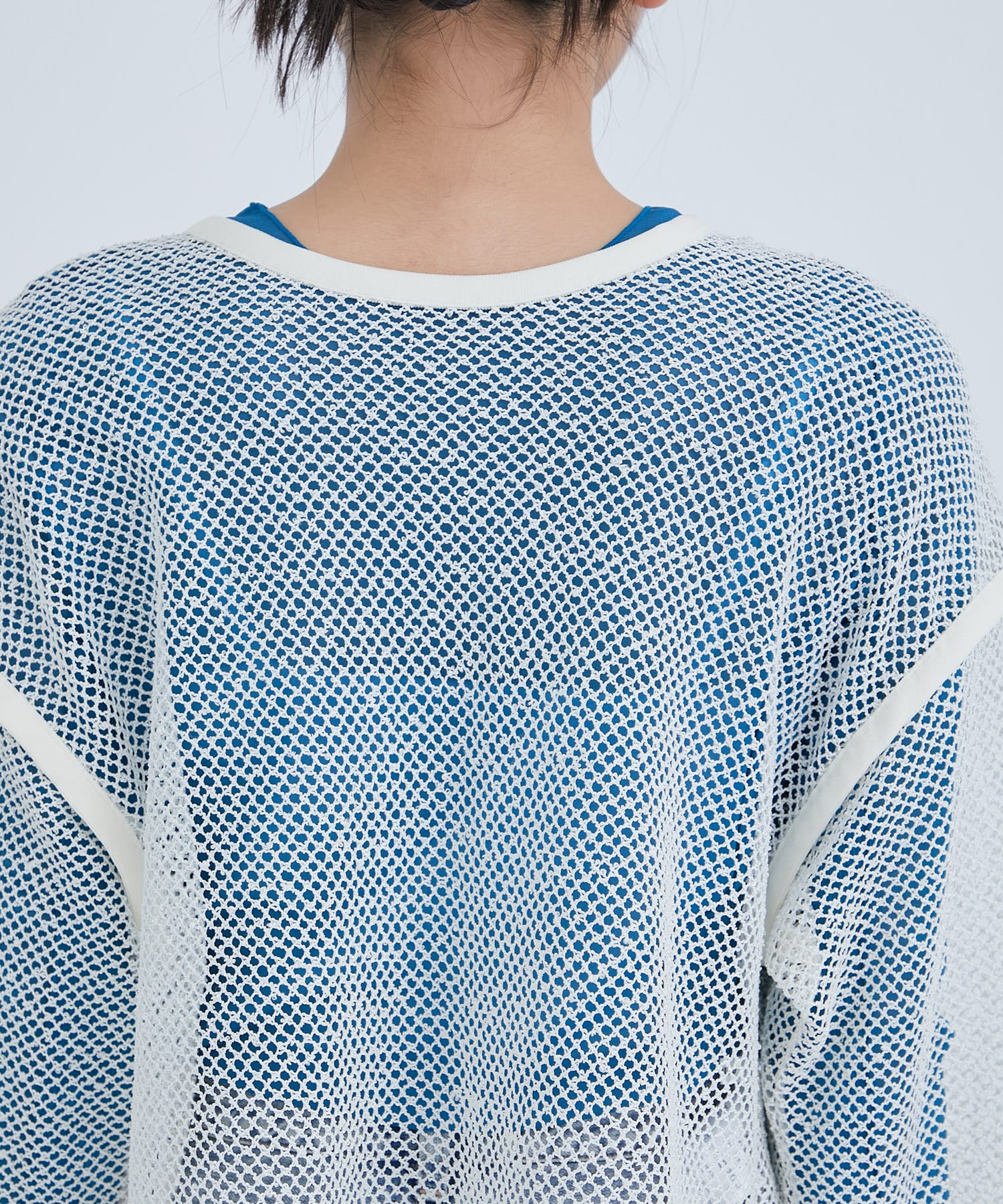 Oversized Mesh Pullover(FREE IVORY): STUDIOUS: WOMENS｜ STUDIOUS