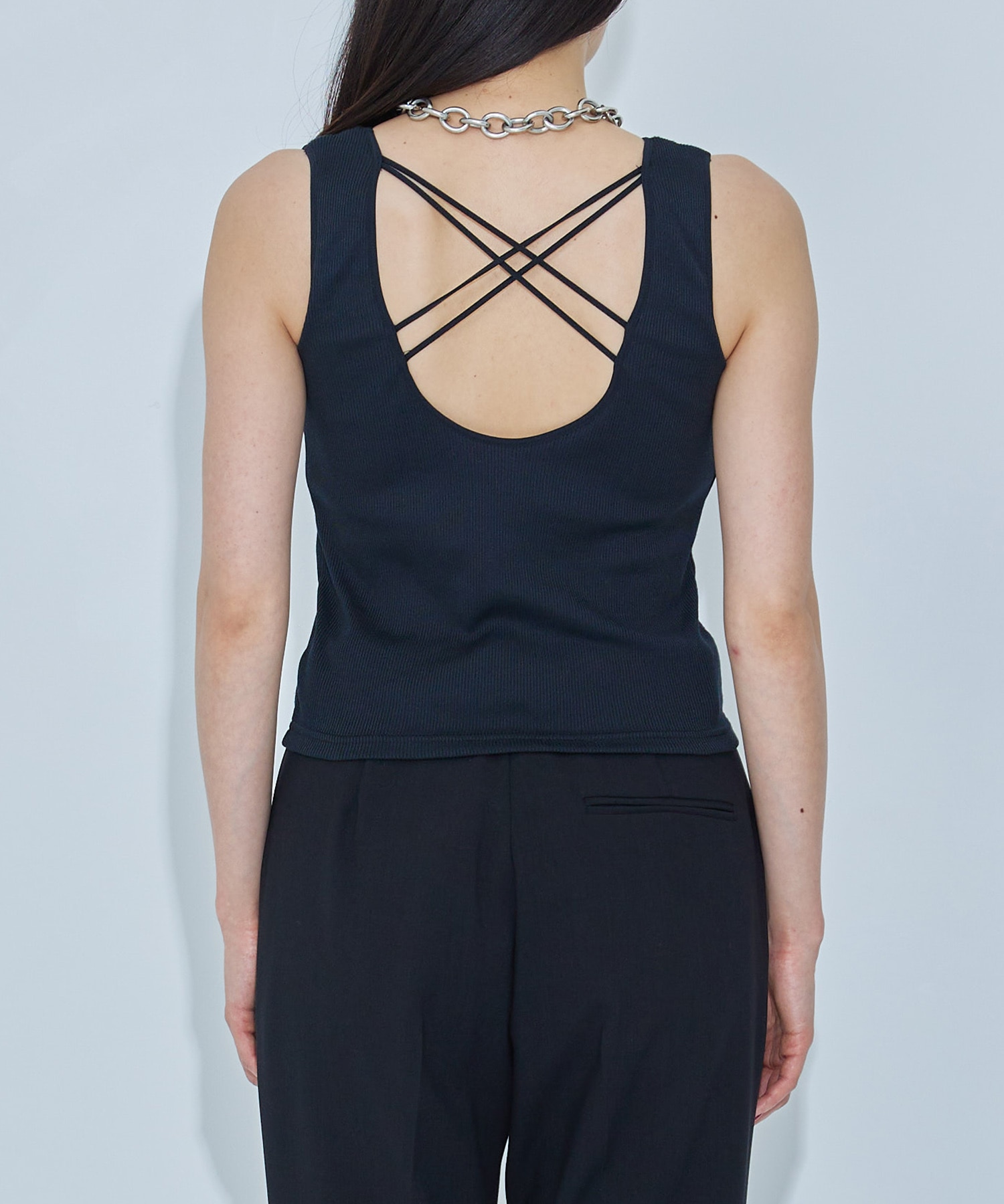 Shoulder Slit Tank Top STUDIOUS